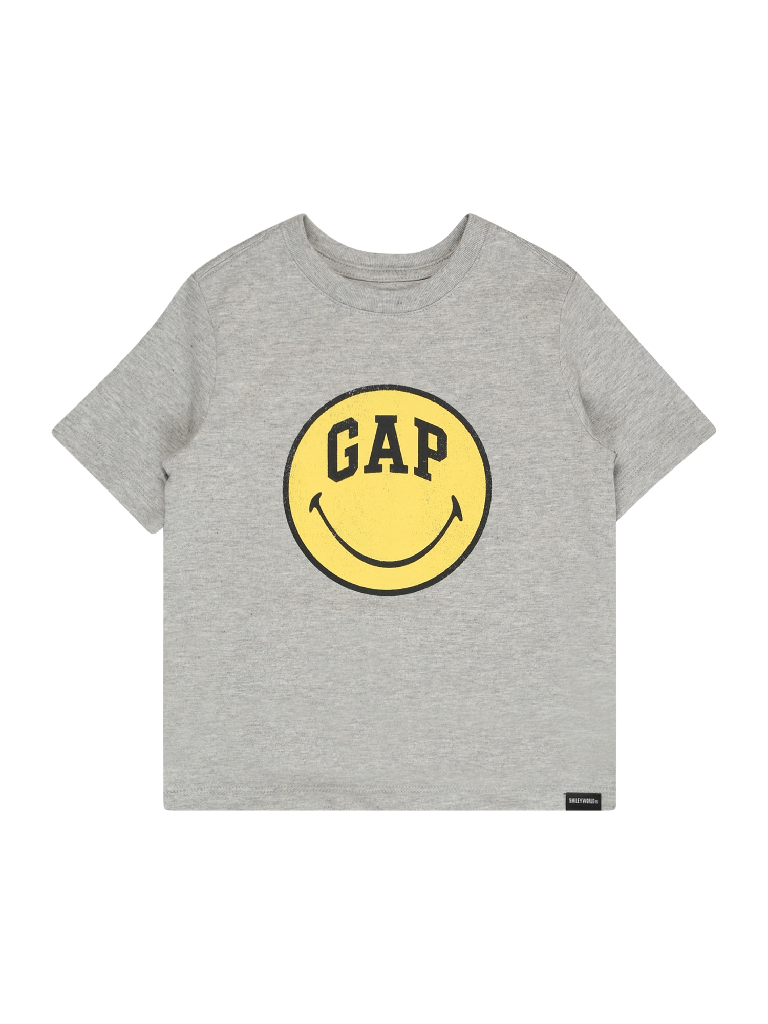 GAP Majica  rumena / pegasto siva / črna