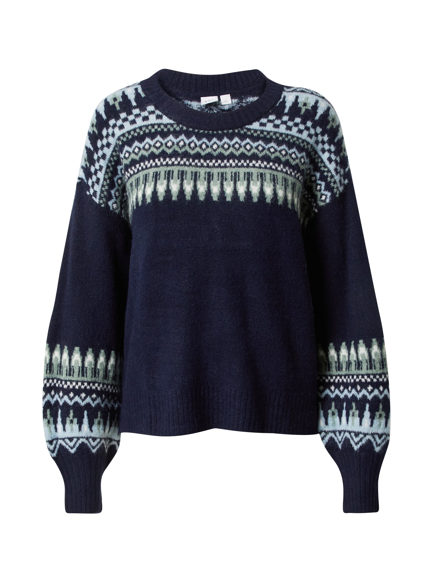 GAP Pulover 'FOREVERCOZY'  mornarska / svetlo modra / meta / bela