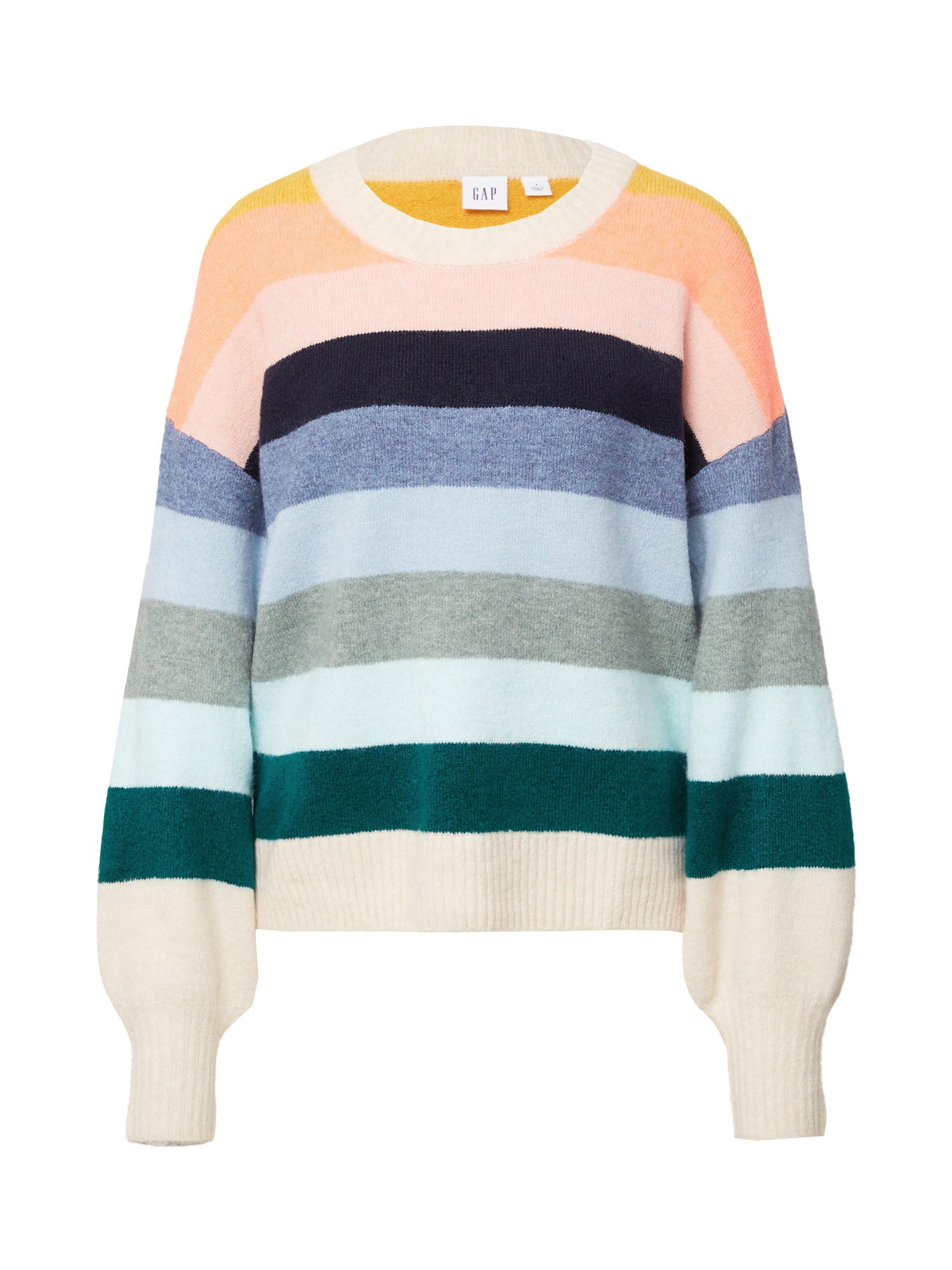 GAP Pulover 'FOREVERCOZY'  svetlo modra / pegasto siva / marelica / off-bela