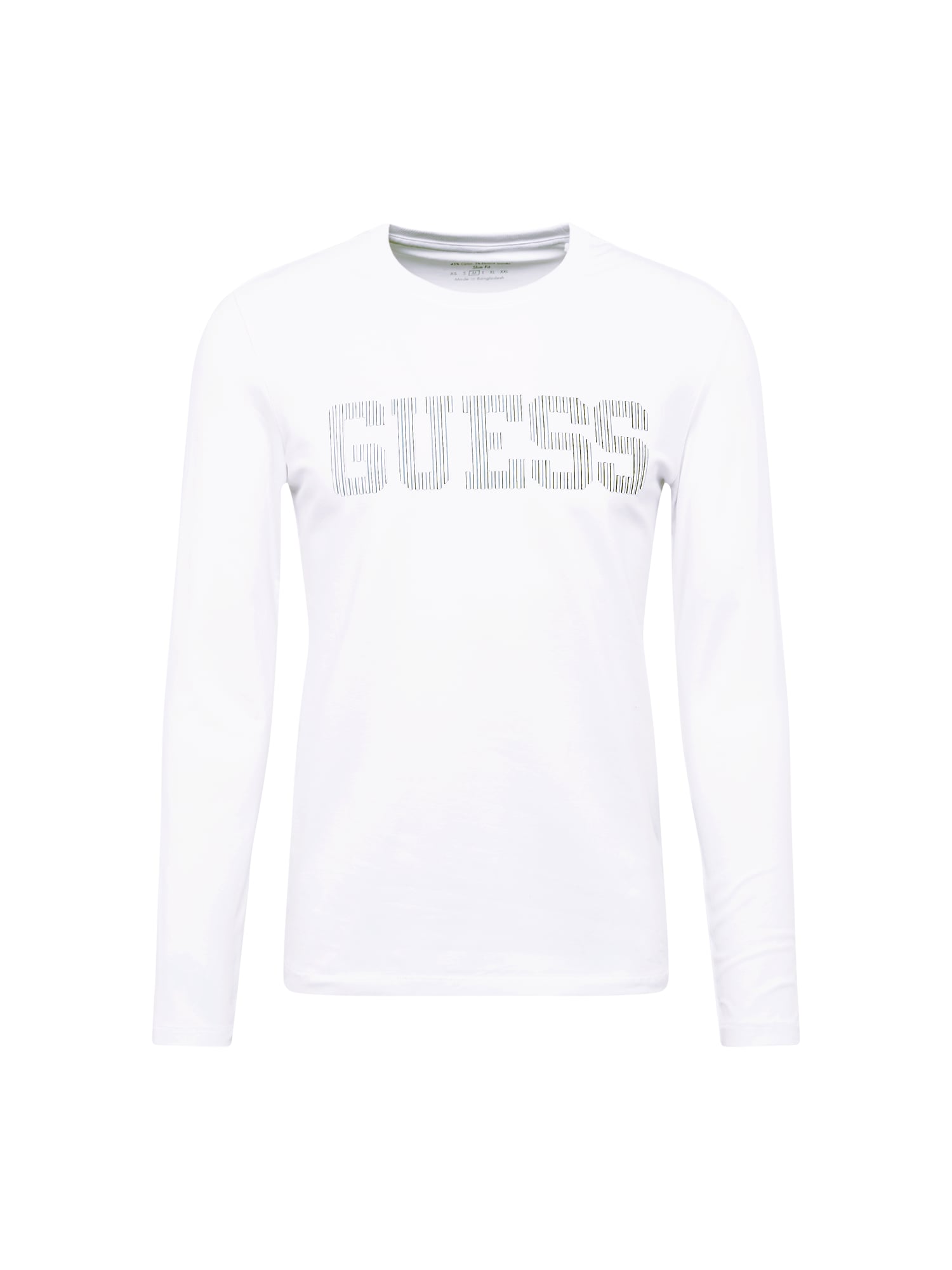 GUESS Majica 'ERMAK'  svetlo modra / siva / svetlo zelena / bela