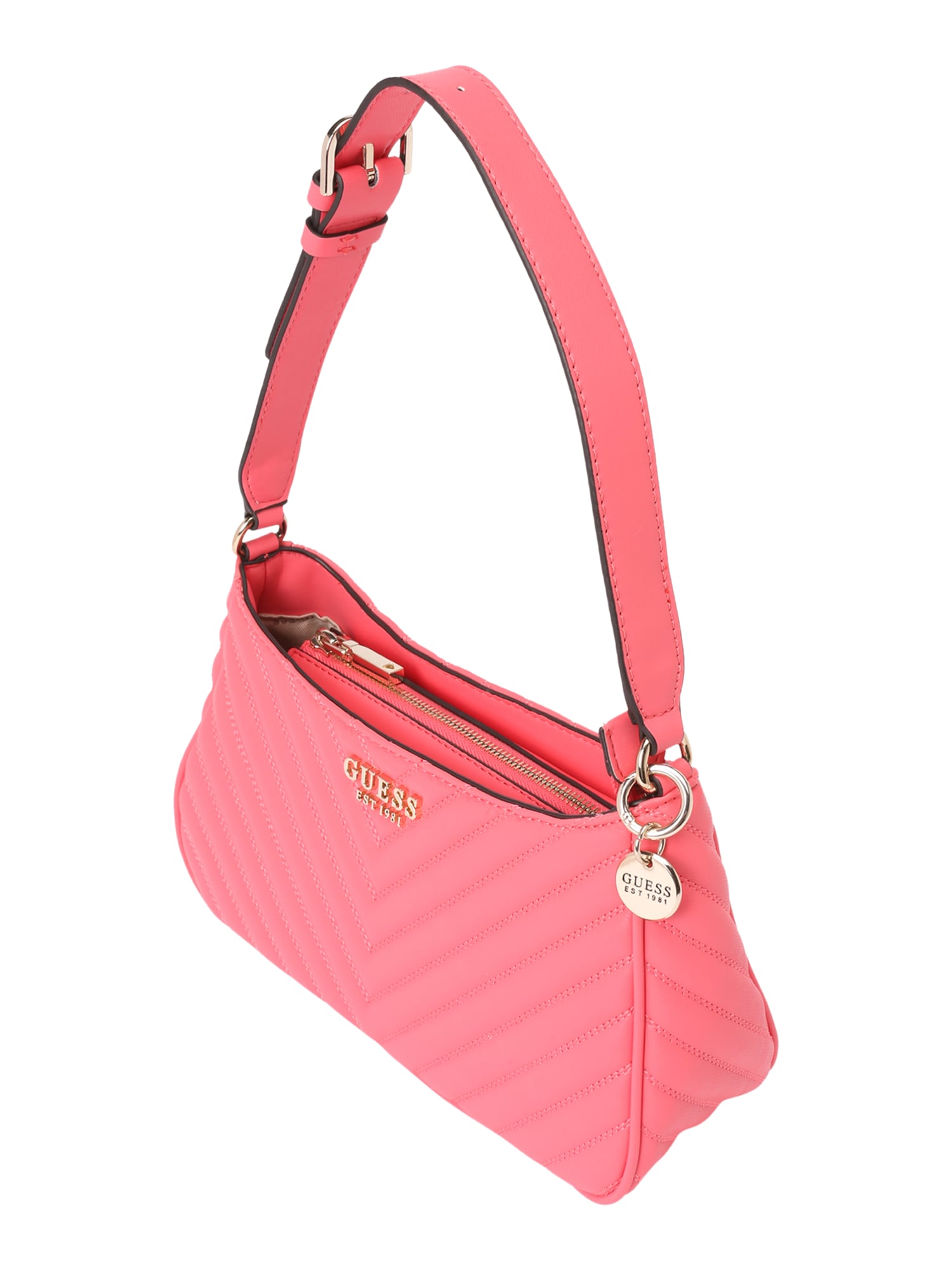 GUESS Torba za čez ramo  zlata / korala
