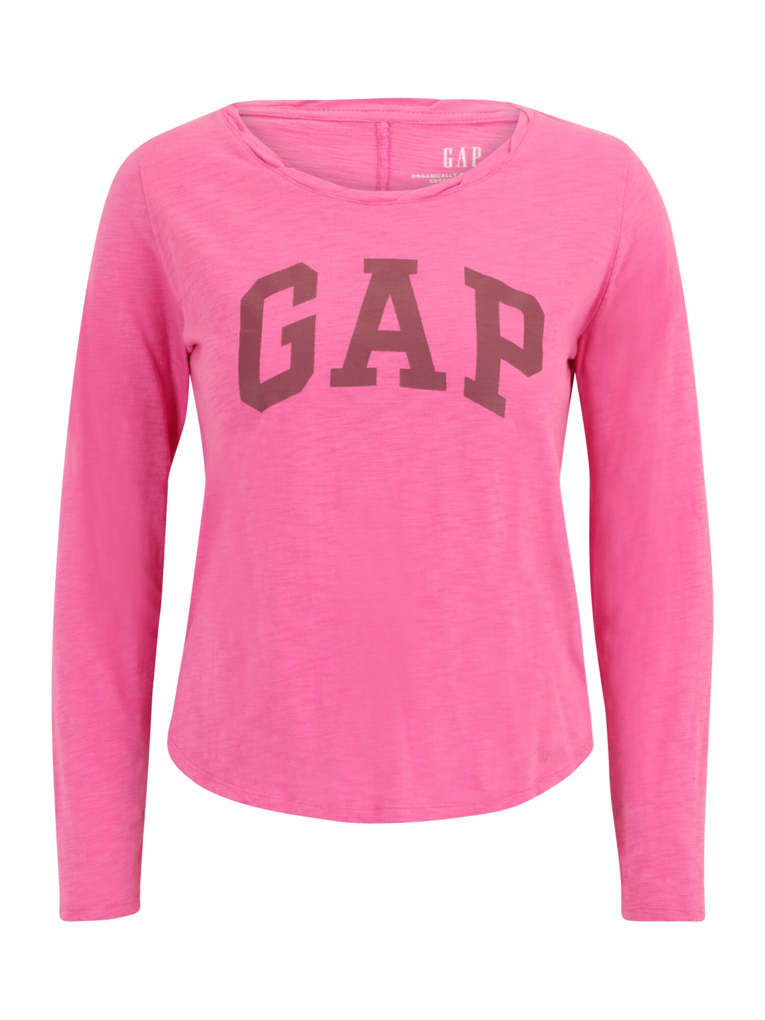 Gap Petite Majica  temno rjava / svetlo roza