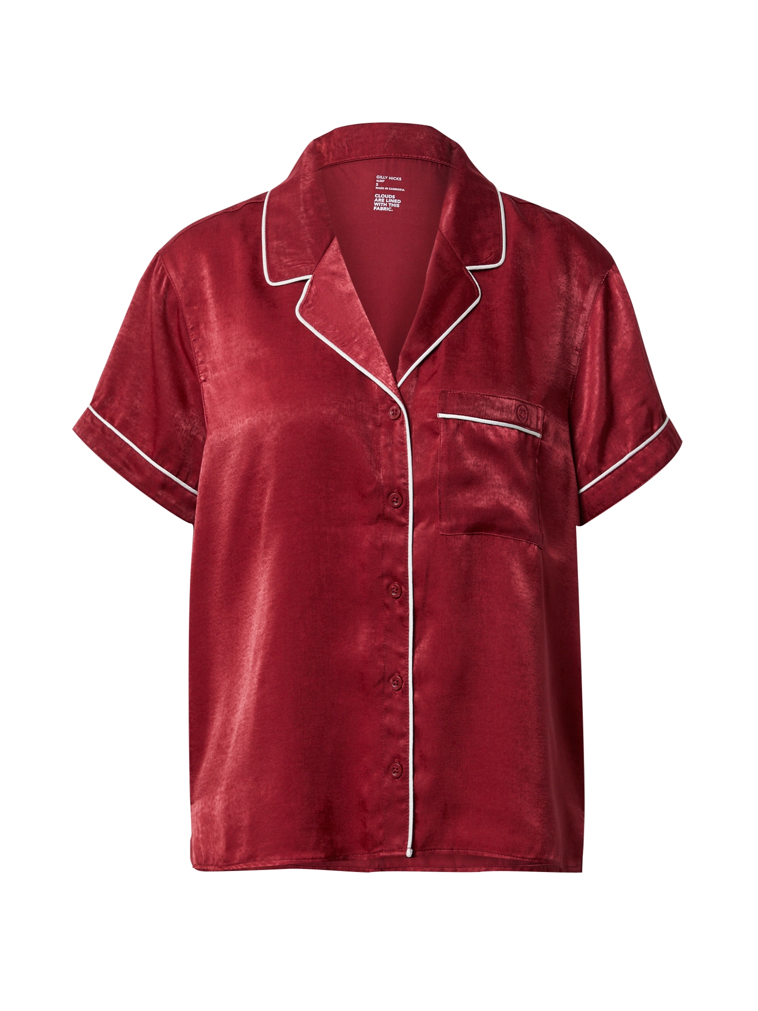 Gilly Hicks Majica za spanje  temno rdeča