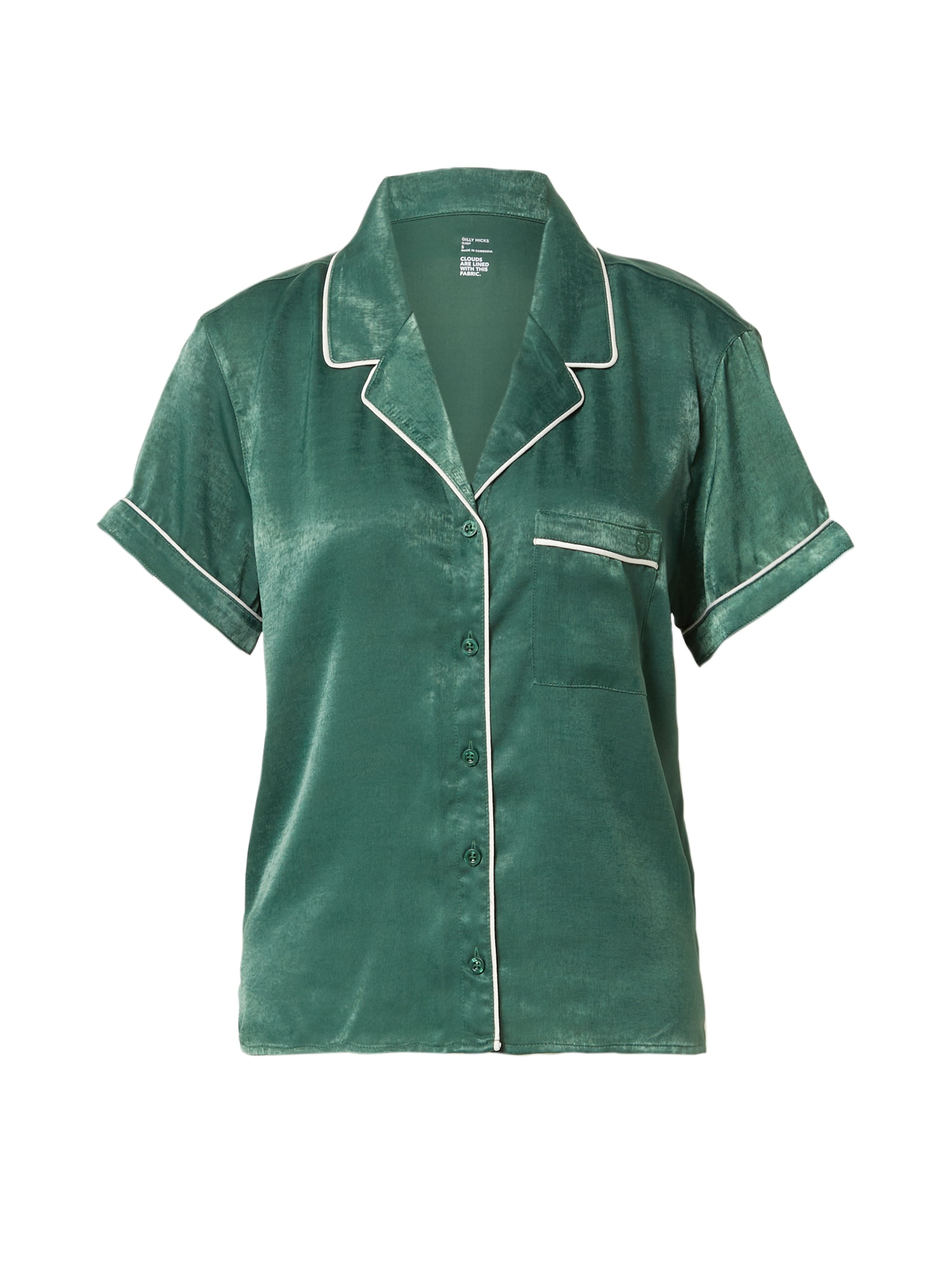 Gilly Hicks Majica za spanje  zelena / bela