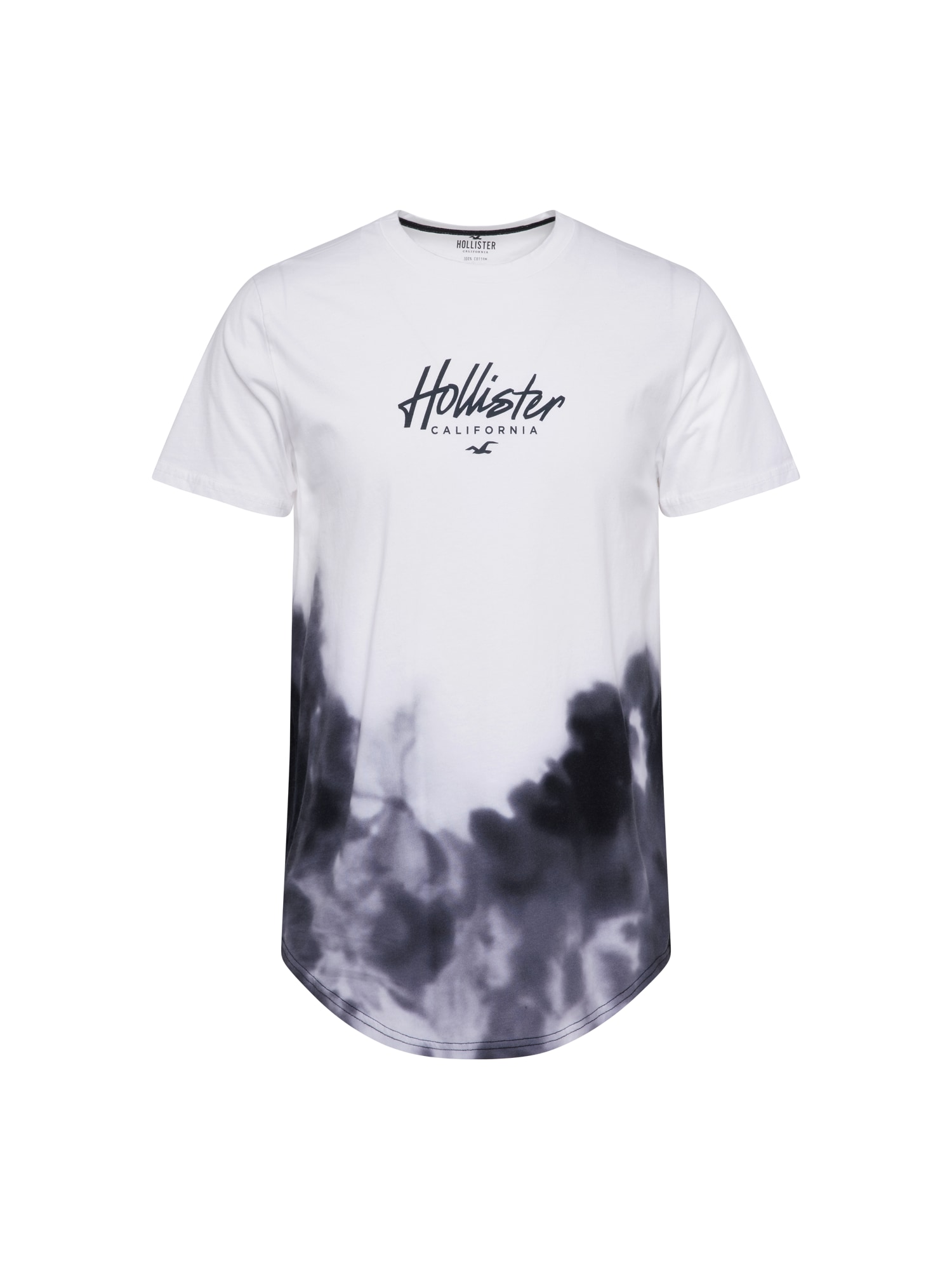 HOLLISTER Majica  črna / bela