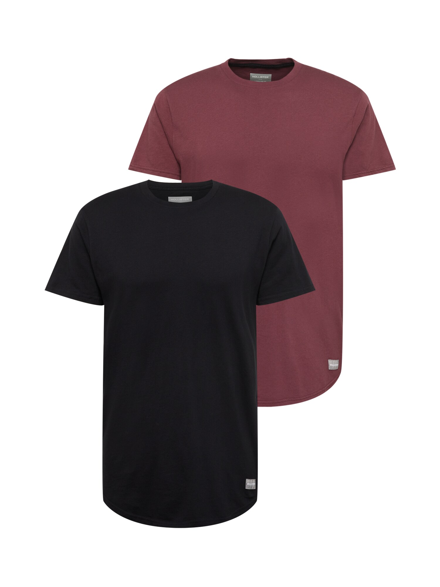 HOLLISTER Majica  rjava / črna