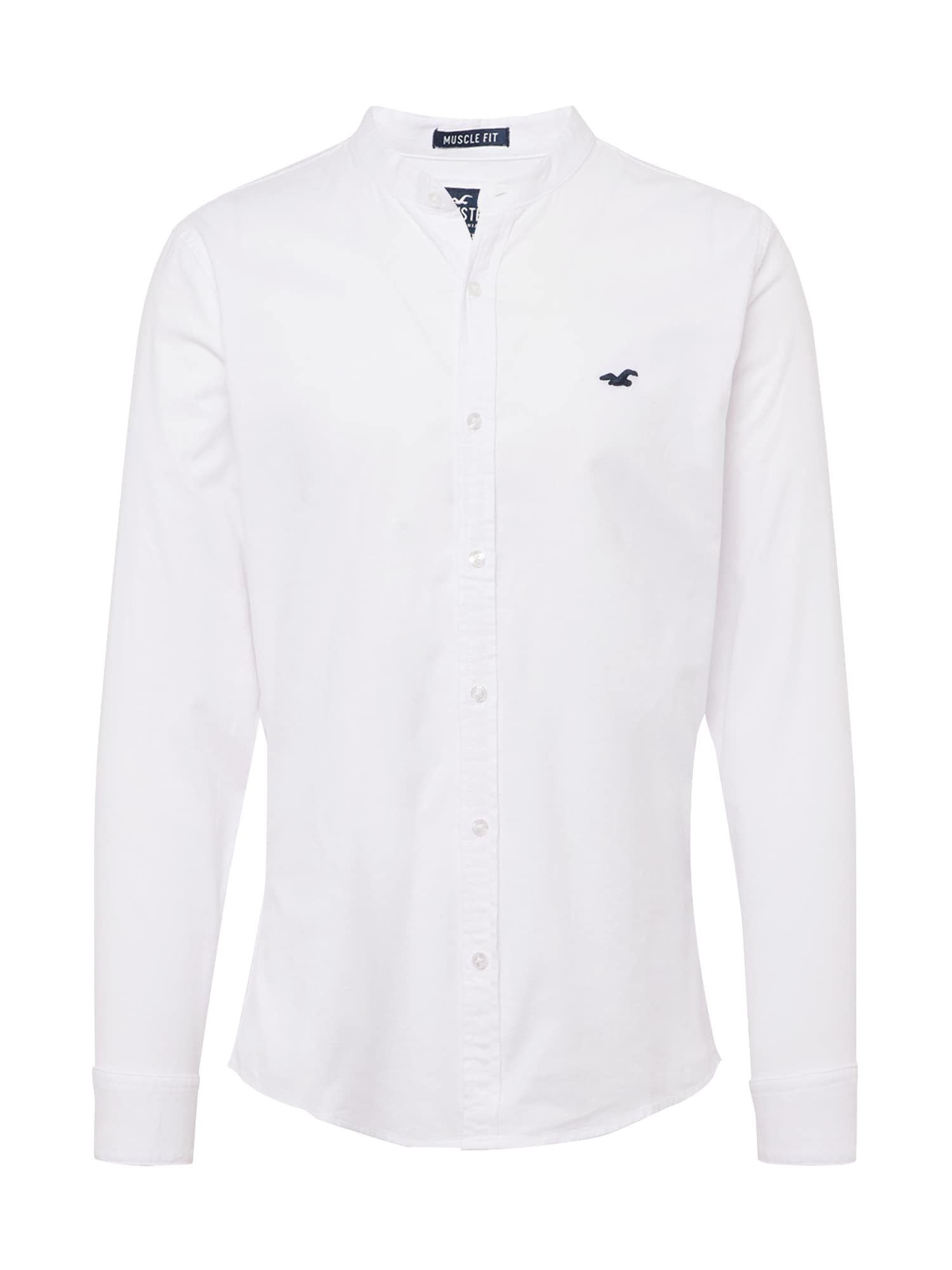 HOLLISTER Srajca  nočno modra / bela