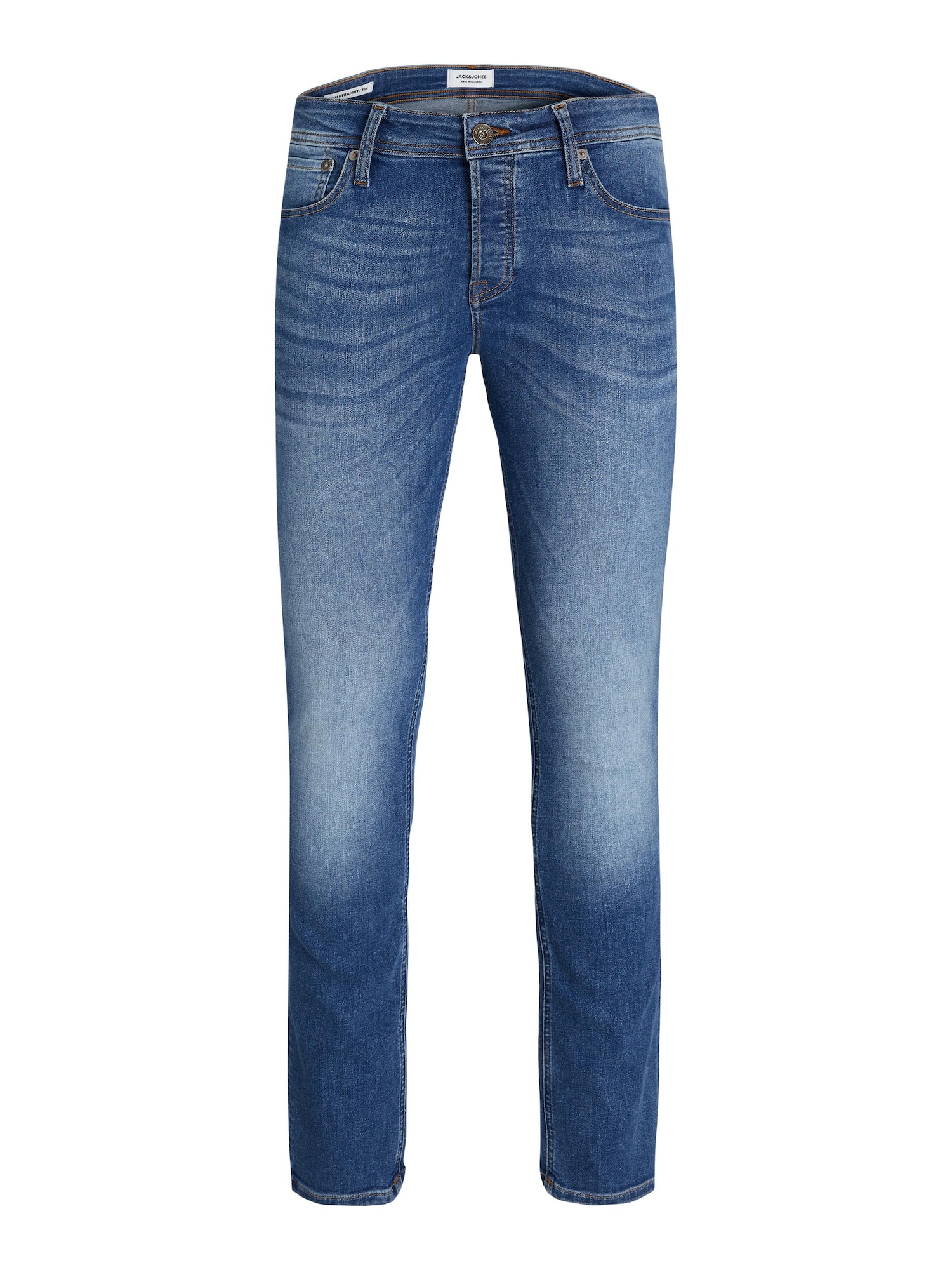 JACK & JONES Kavbojke 'GLENN'  moder denim