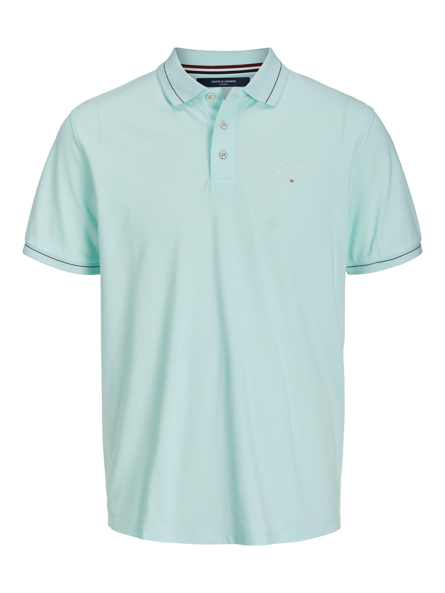 JACK & JONES Majica 'ARCHIE'  azur / črna