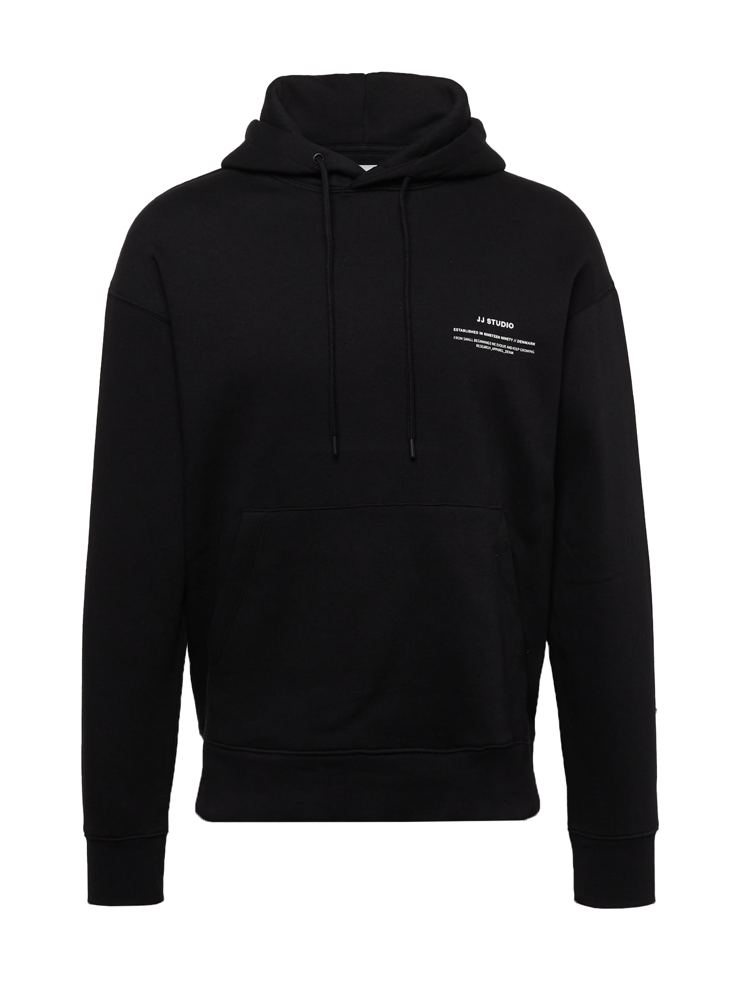 JACK & JONES Majica 'FELIX'  črna / bela