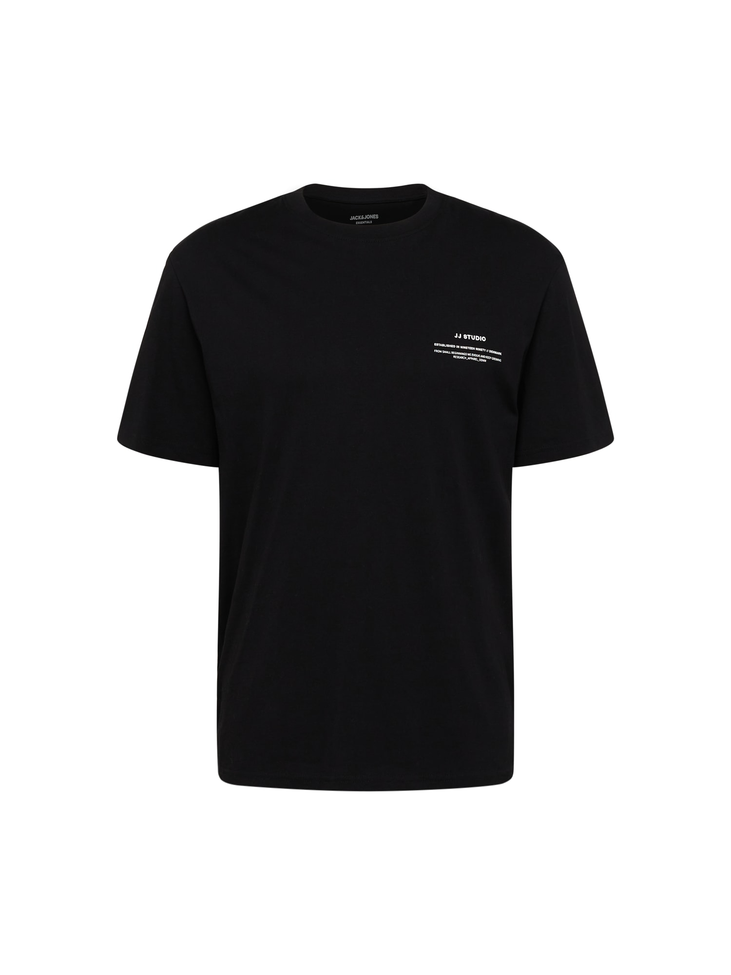 JACK & JONES Majica 'FELIX'  črna / bela