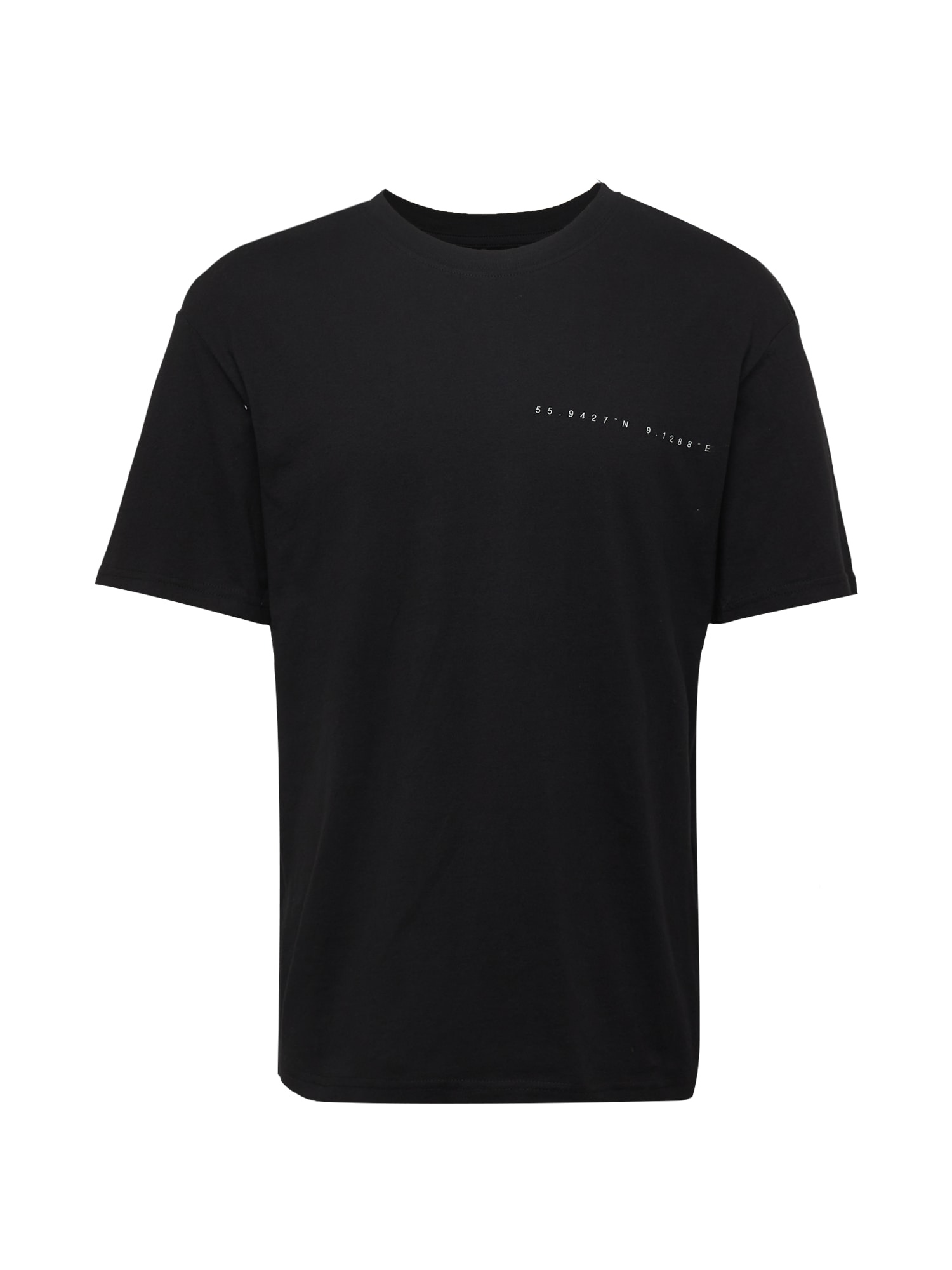 JACK & JONES Majica 'SPACE'  črna / bela