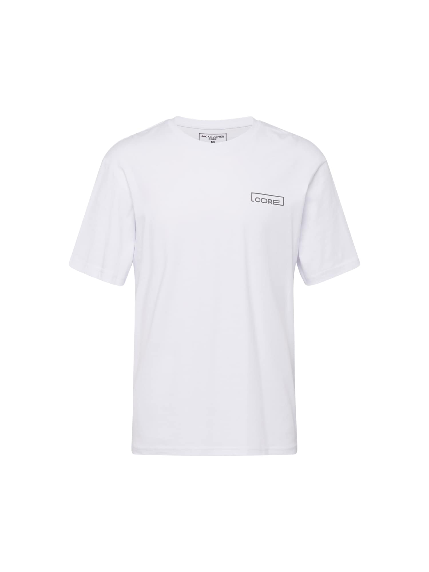 JACK & JONES Majica 'SPACE'  siva / svetlo siva / bela