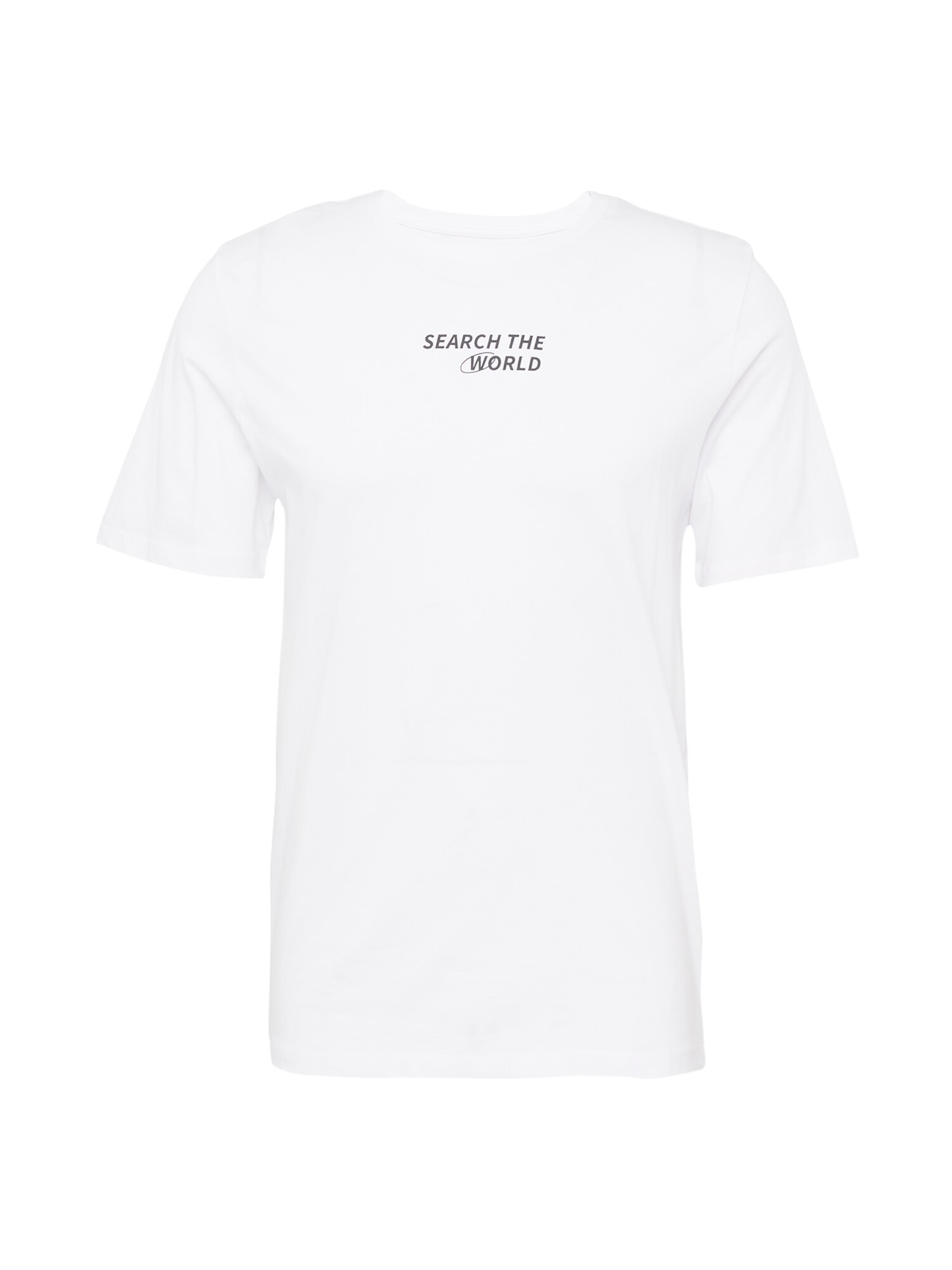 JACK & JONES Majica  črna / bela