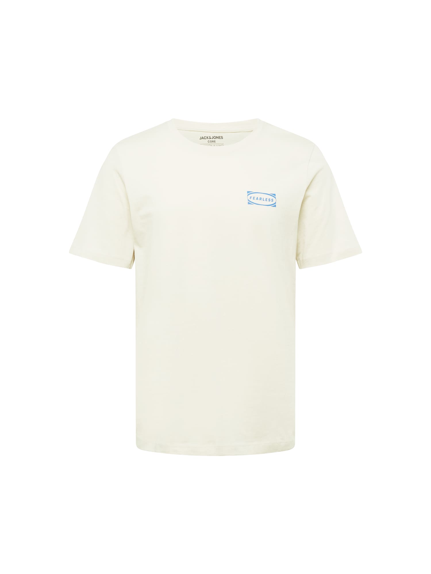 JACK & JONES Majica  ecru / modra