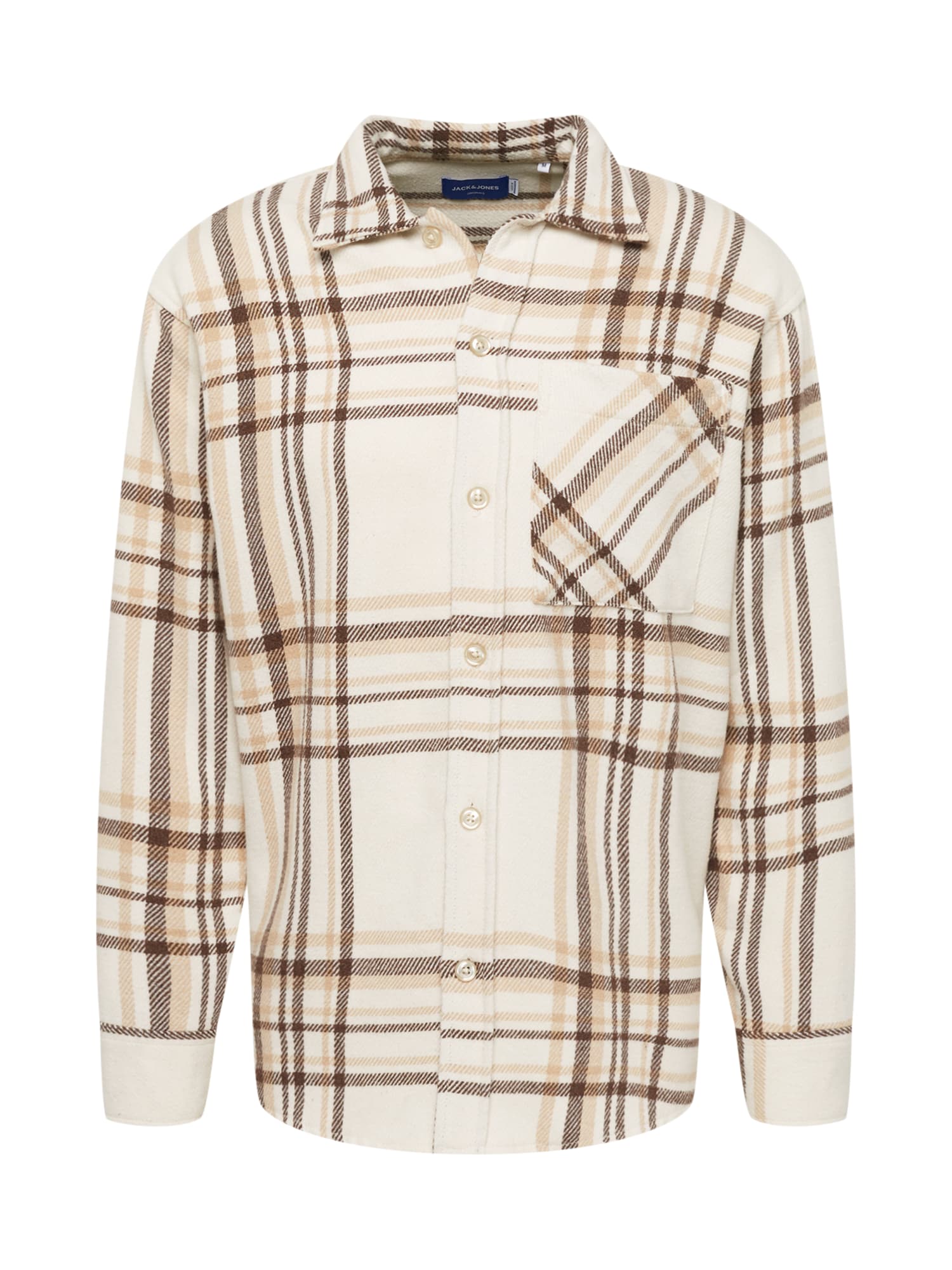 JACK & JONES Prehodna jakna 'JORDENNIS'  bež / pesek / temno rjava
