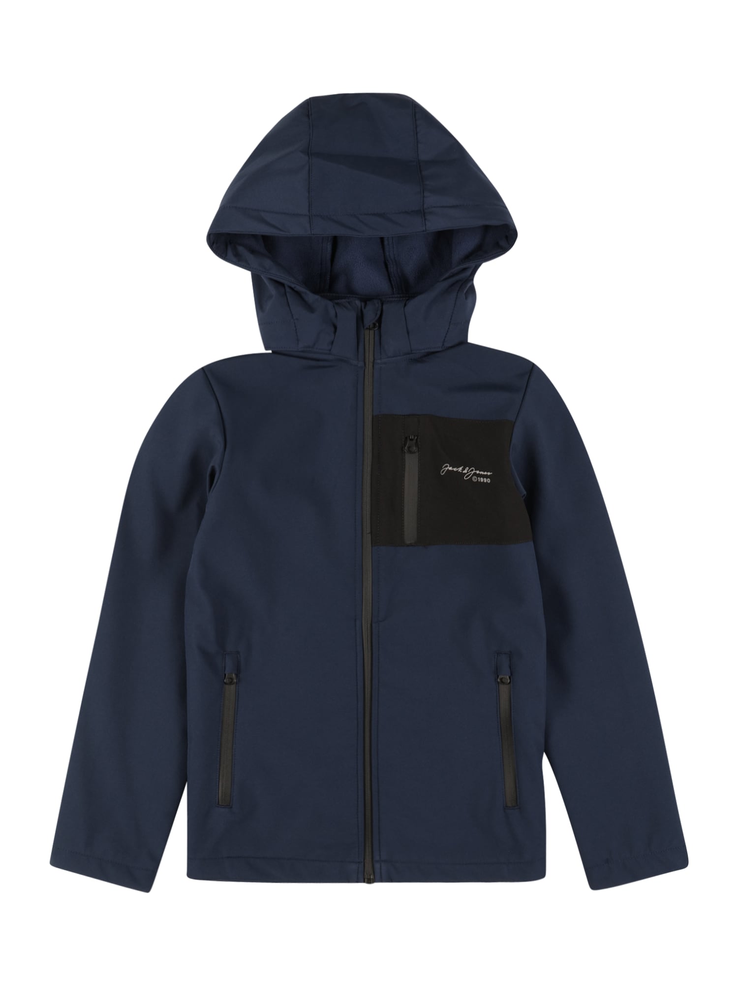 Jack & Jones Junior Prehodna jakna 'Tyson'  mornarska / črna