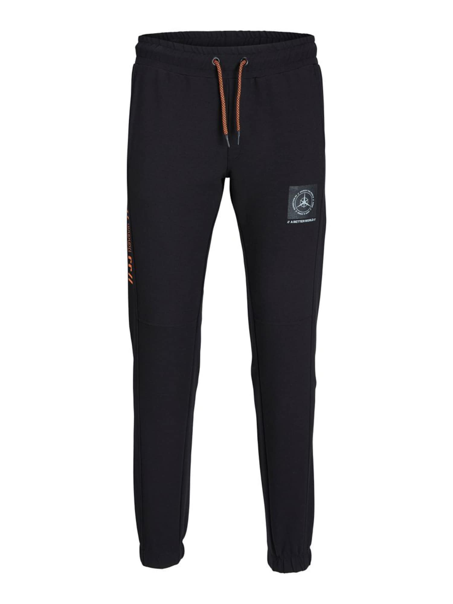 Jack & Jones Plus Hlače 'Will Filo'  temno zelena / krvavo rdeča / črna