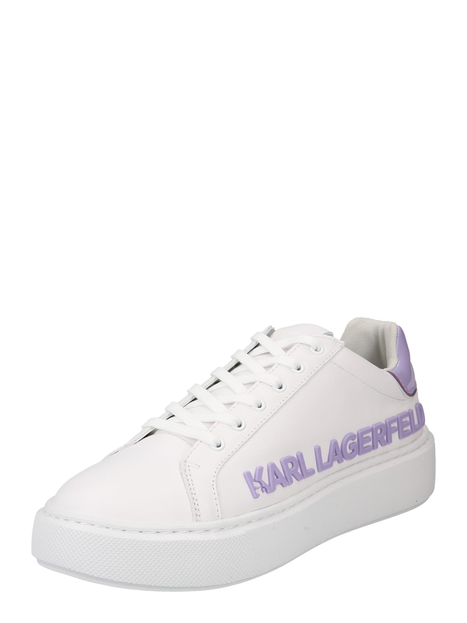 Karl Lagerfeld Nizke superge 'MAXI KUP'  lila / bela