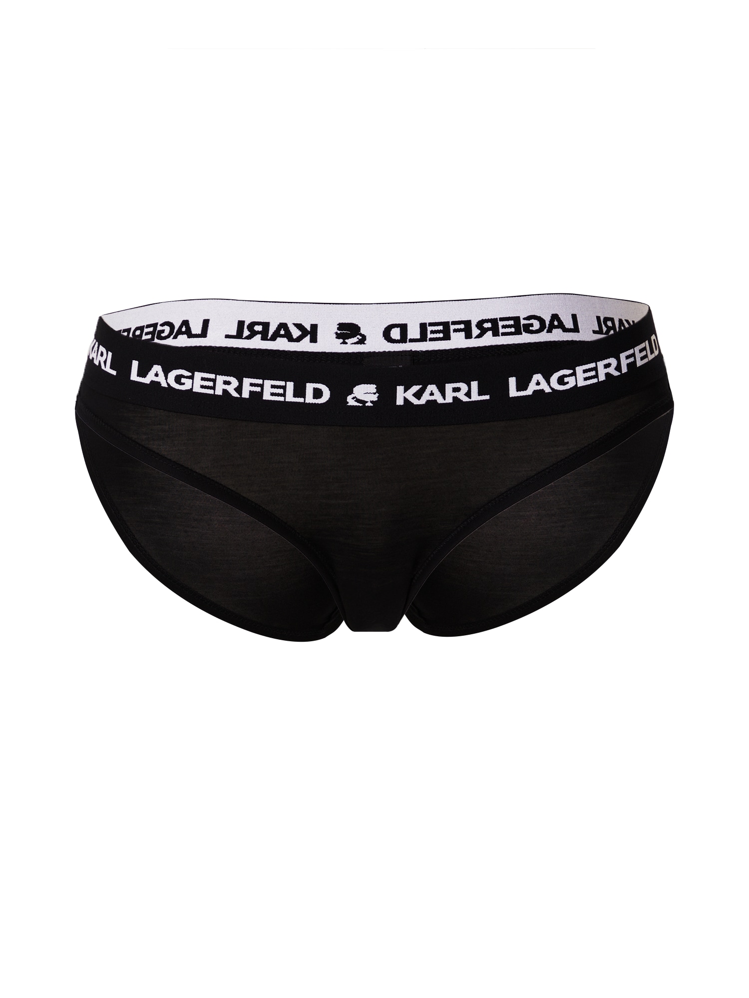 Karl Lagerfeld Spodnje hlačke  črna / bela