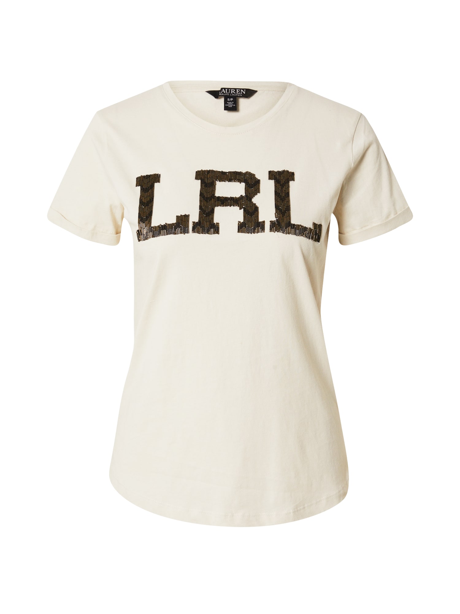 Lauren Ralph Lauren Majica  kremna / oliva