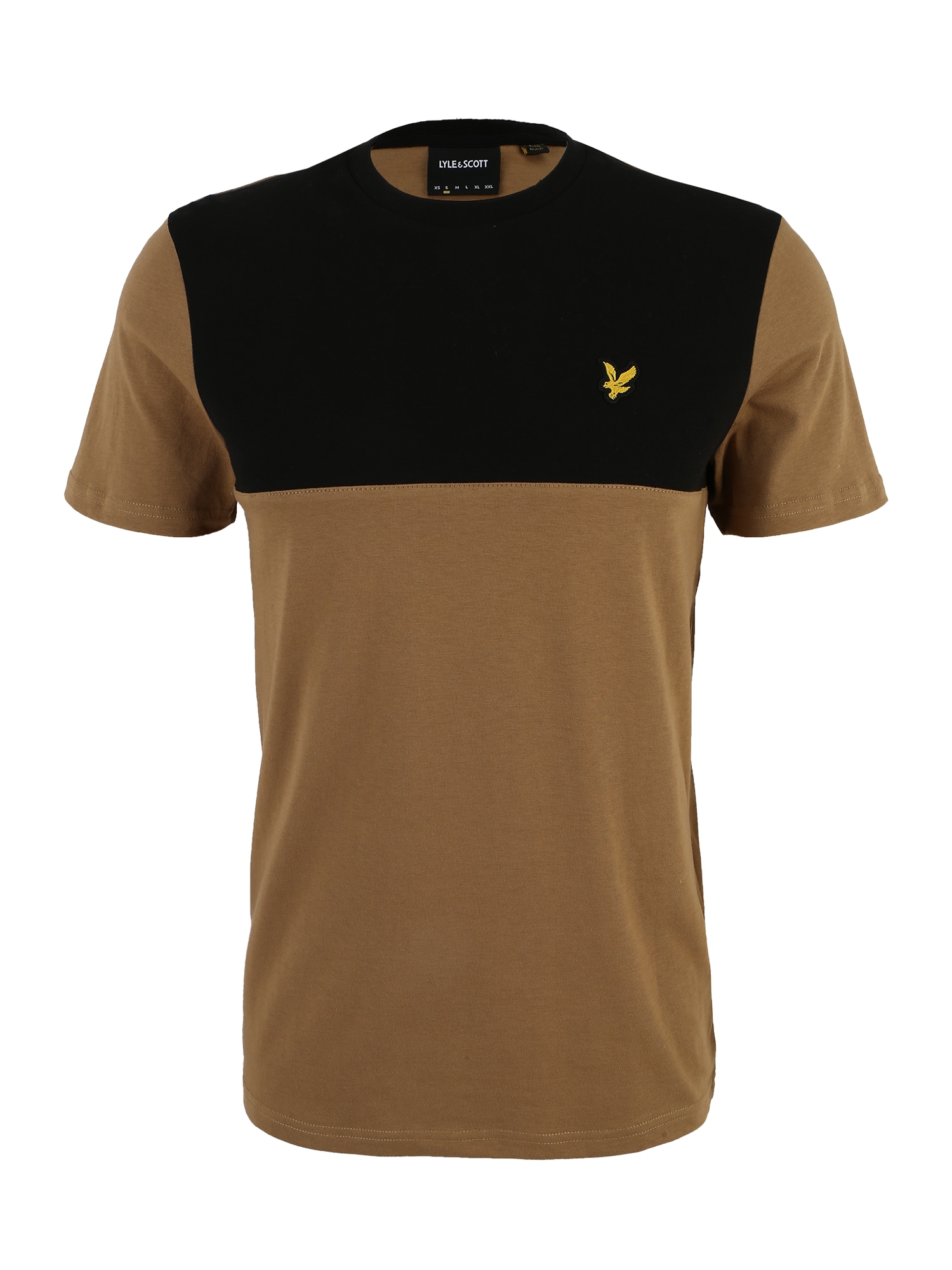 Lyle & Scott Majica  kamela / rumena / črna