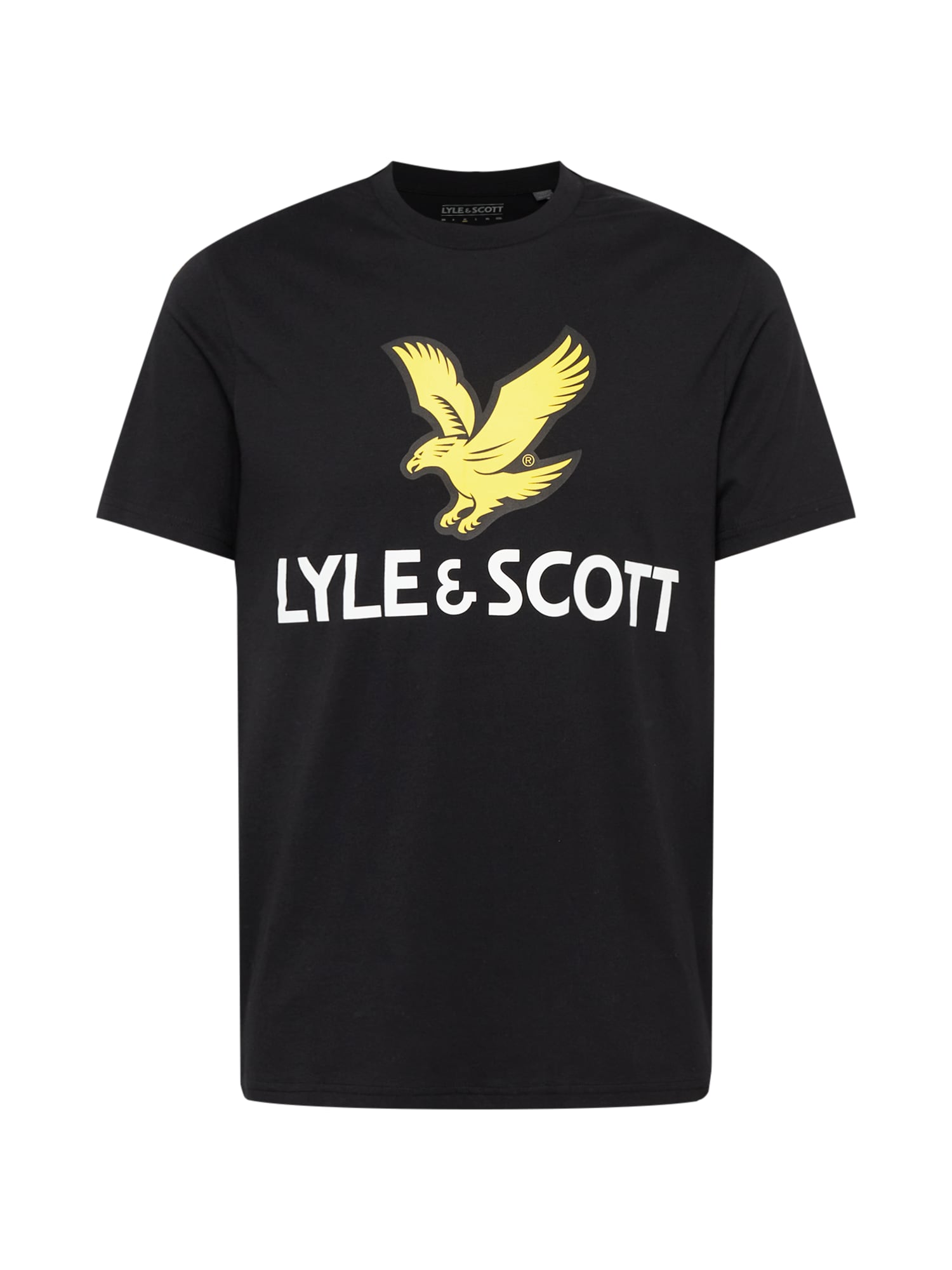 Lyle & Scott Majica  rumena / črna / bela