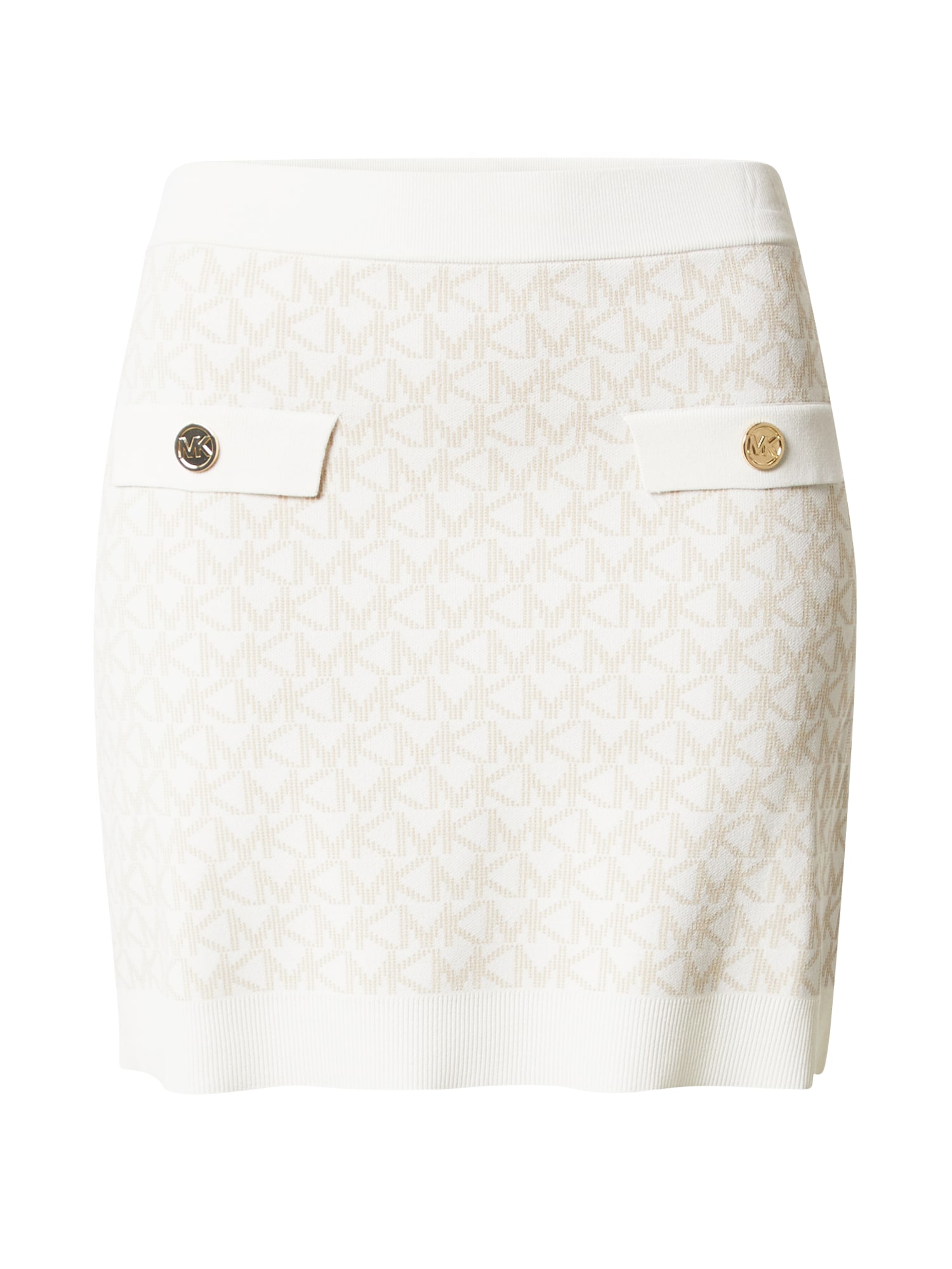 MICHAEL Michael Kors Krilo 'ECO MK DOT MINI SKIRT'  bež / siva