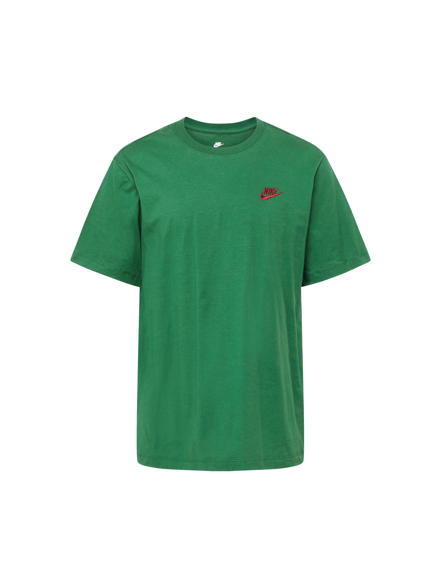 Nike Sportswear Majica 'Club'  travnato zelena / rdeča