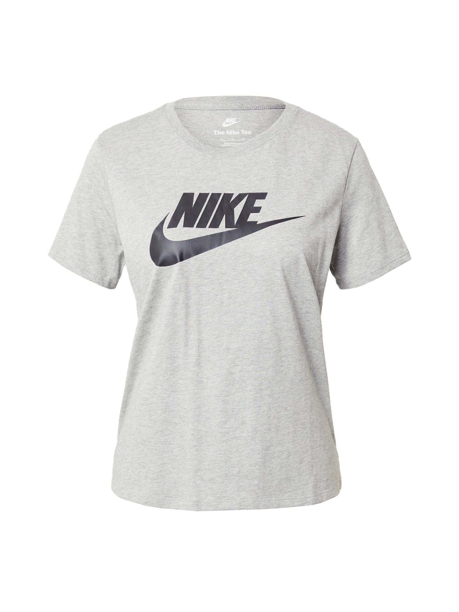 Nike Sportswear Majica  siva / črna