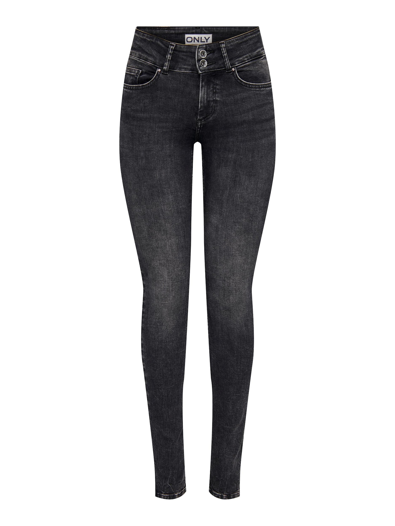 ONLY Kavbojke  črn denim
