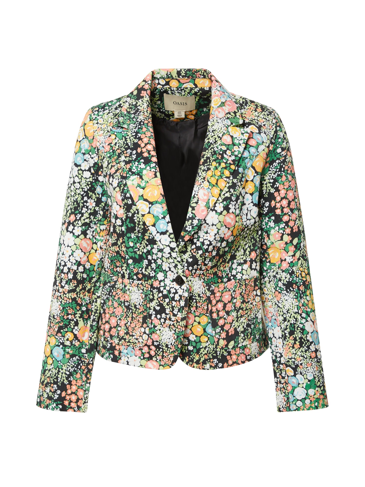 Oasis Blazer 'Ditsy'  rumena / zelena / črna / bela