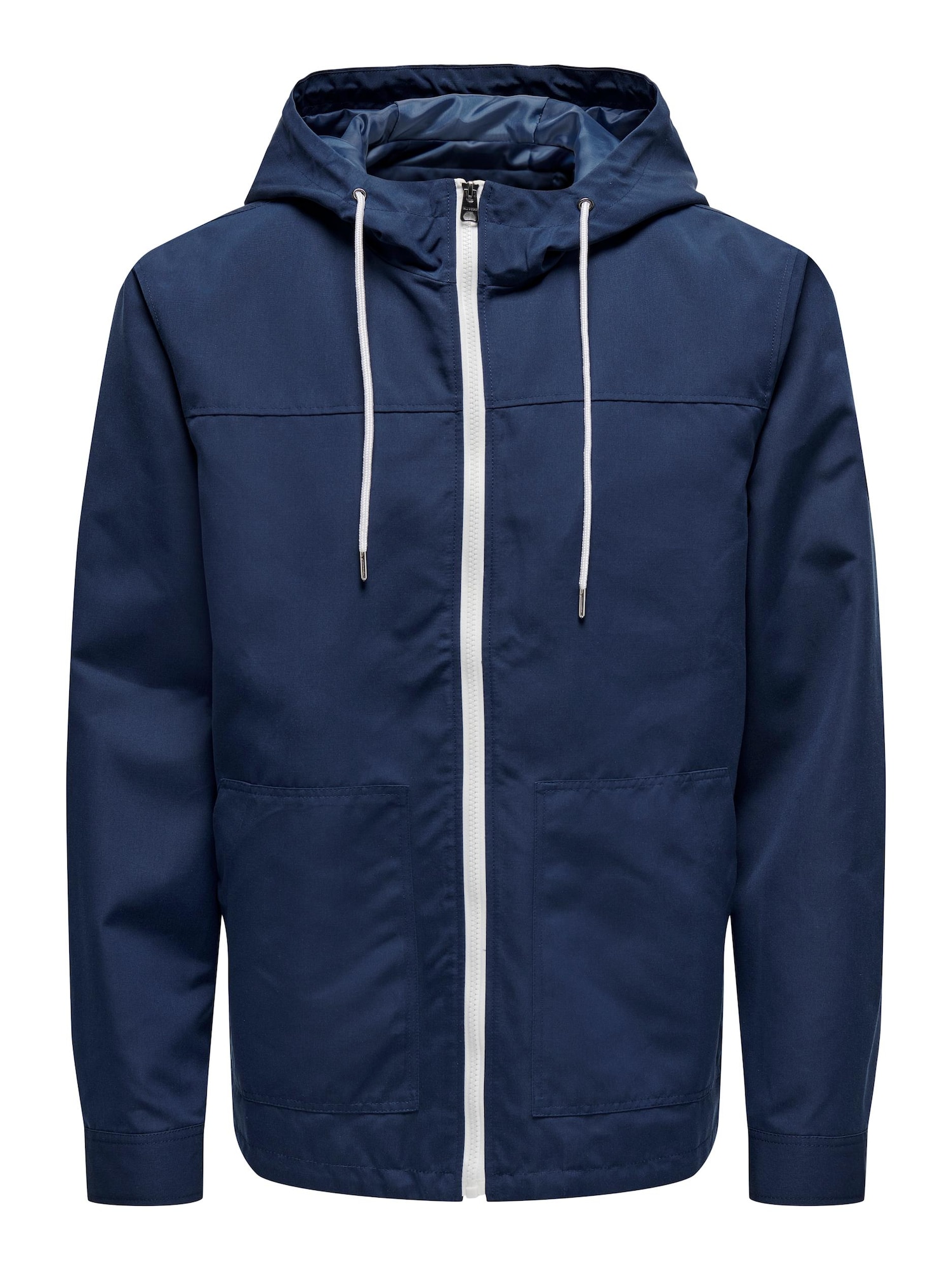 Only & Sons Prehodna jakna 'Matt'  temno modra / bela