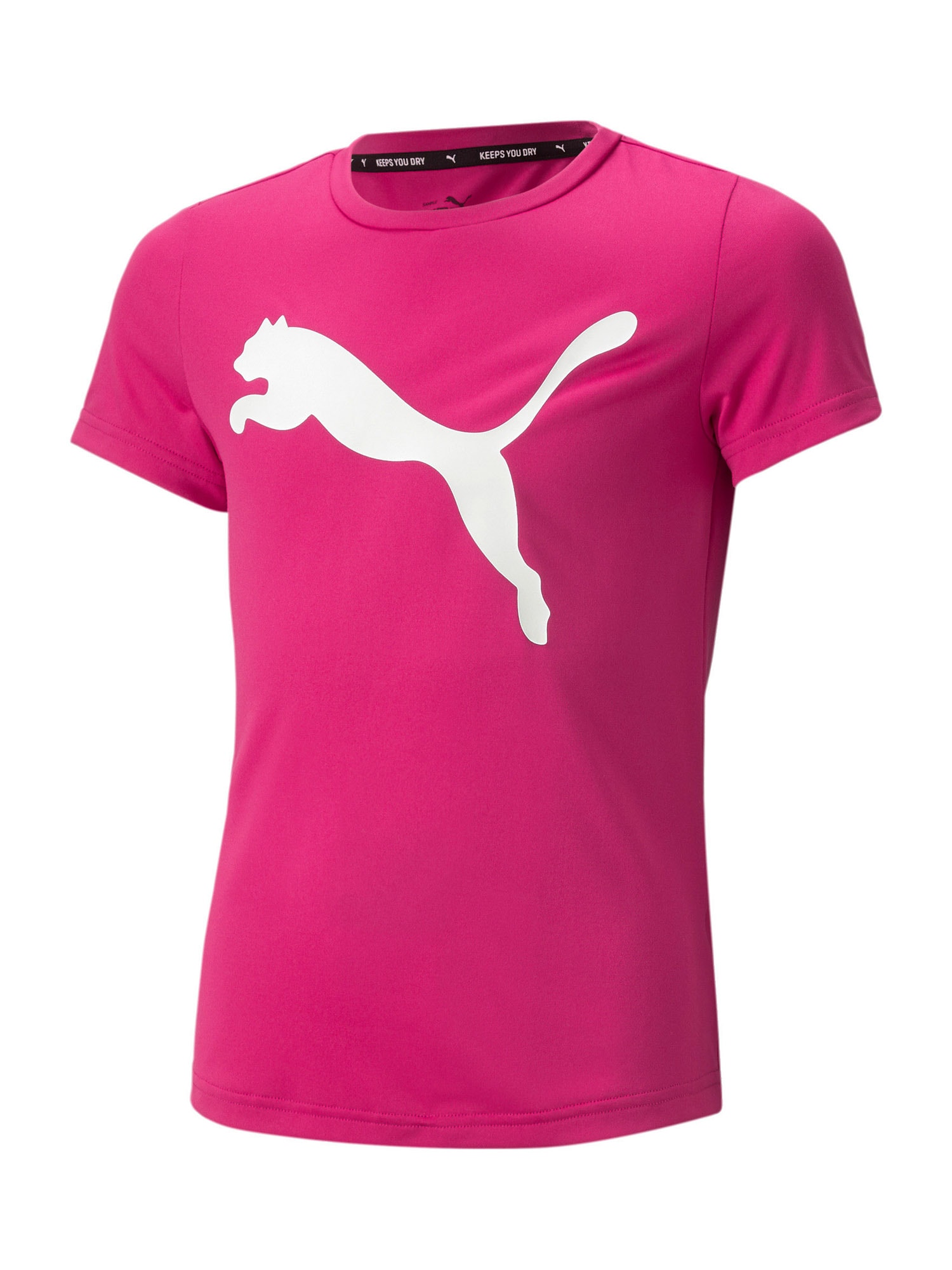 PUMA Funkcionalna majica 'ACTIVE'  magenta / bela