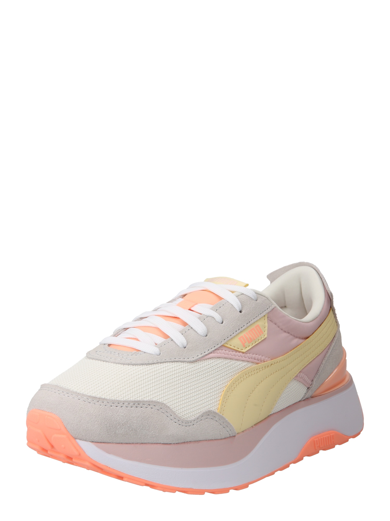 PUMA Nizke superge 'Cruise Rider'  svetlo rumena / svetlo siva / roza / bela