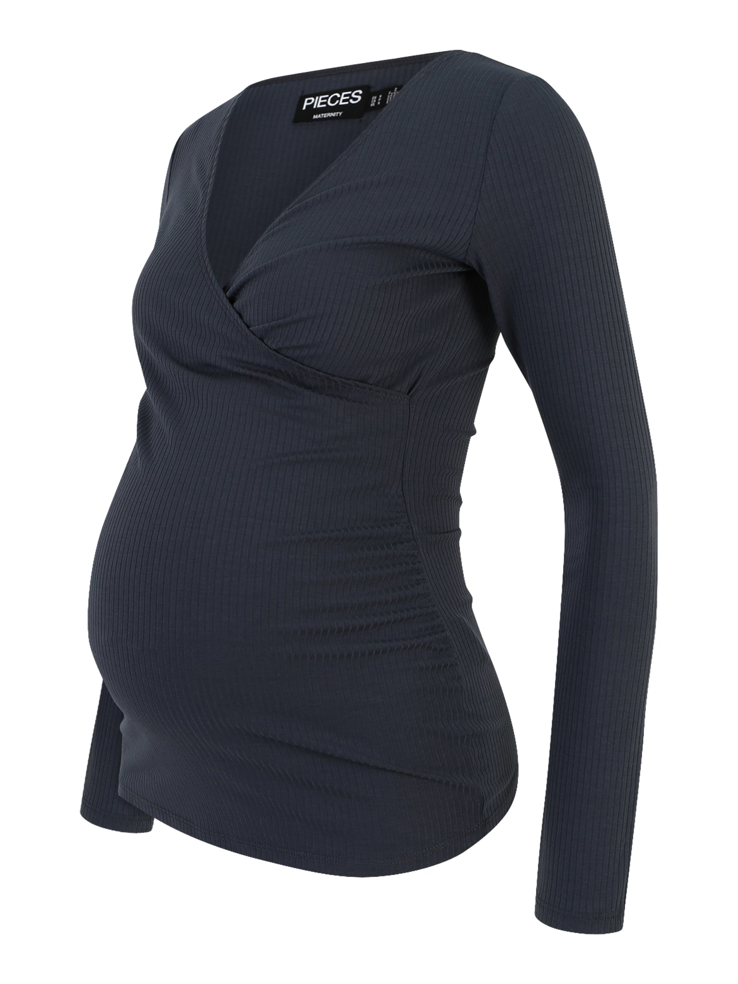 Pieces Maternity Majica 'HILDUR'  temno modra