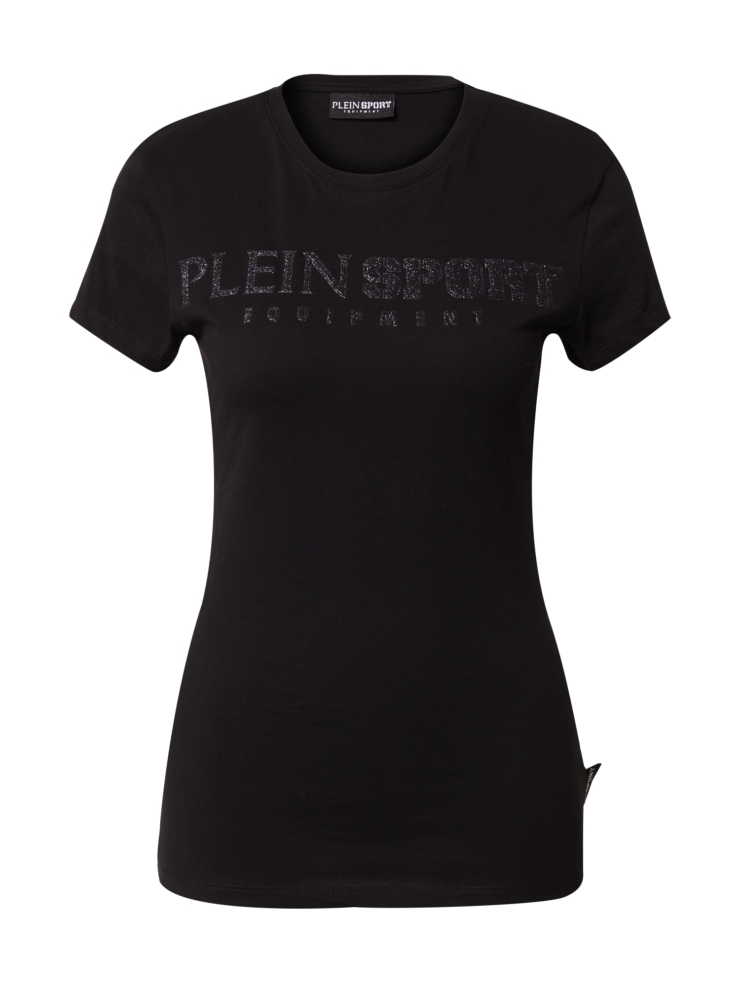 Plein Sport Majica  srebrno-siva / črna