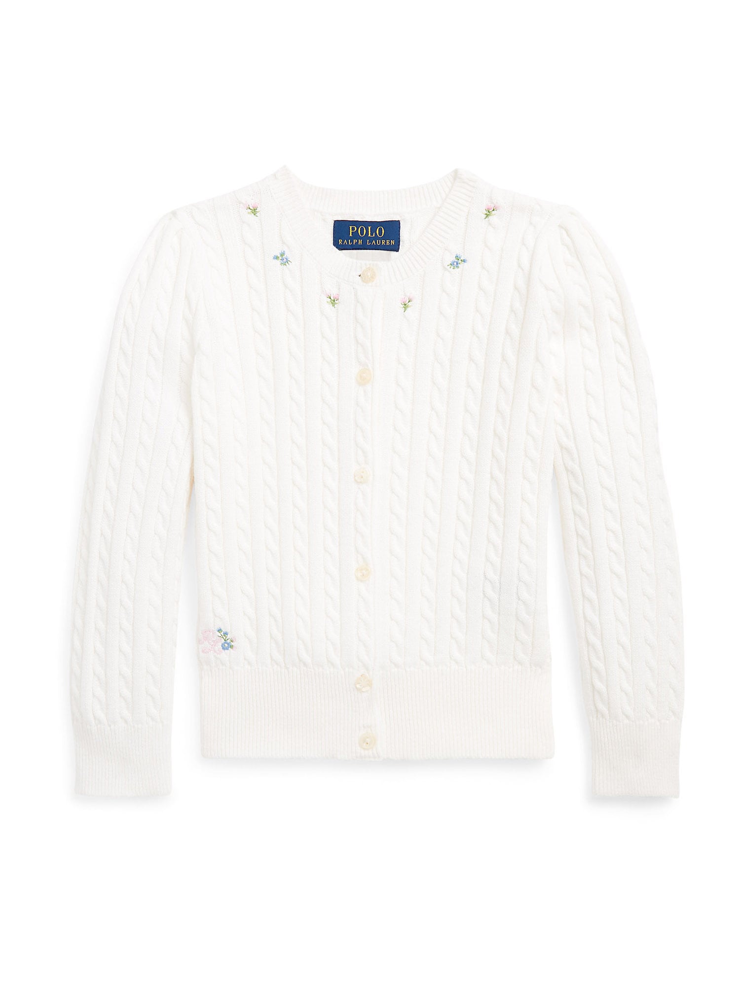 Polo Ralph Lauren Pletena jopa  modra / jabolko / roza / bela