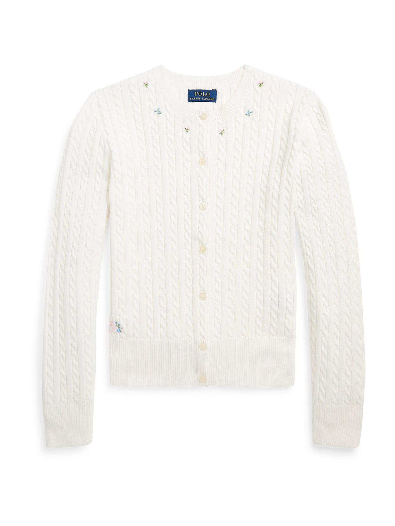 Polo Ralph Lauren Pletena jopa  turkizna / svetlo zelena / roza / bela