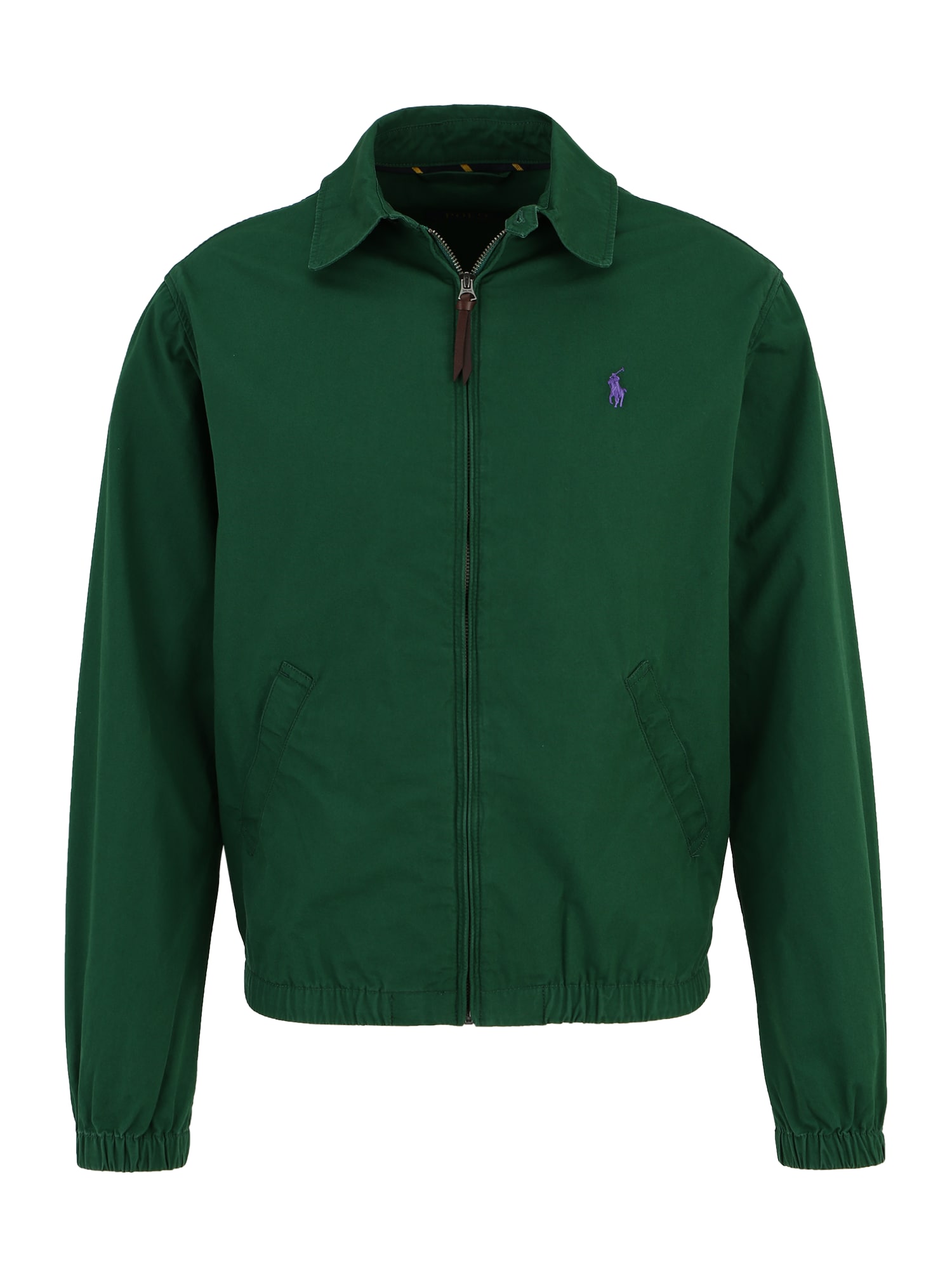 Polo Ralph Lauren Prehodna jakna 'BAYPORT'  temno zelena / lila
