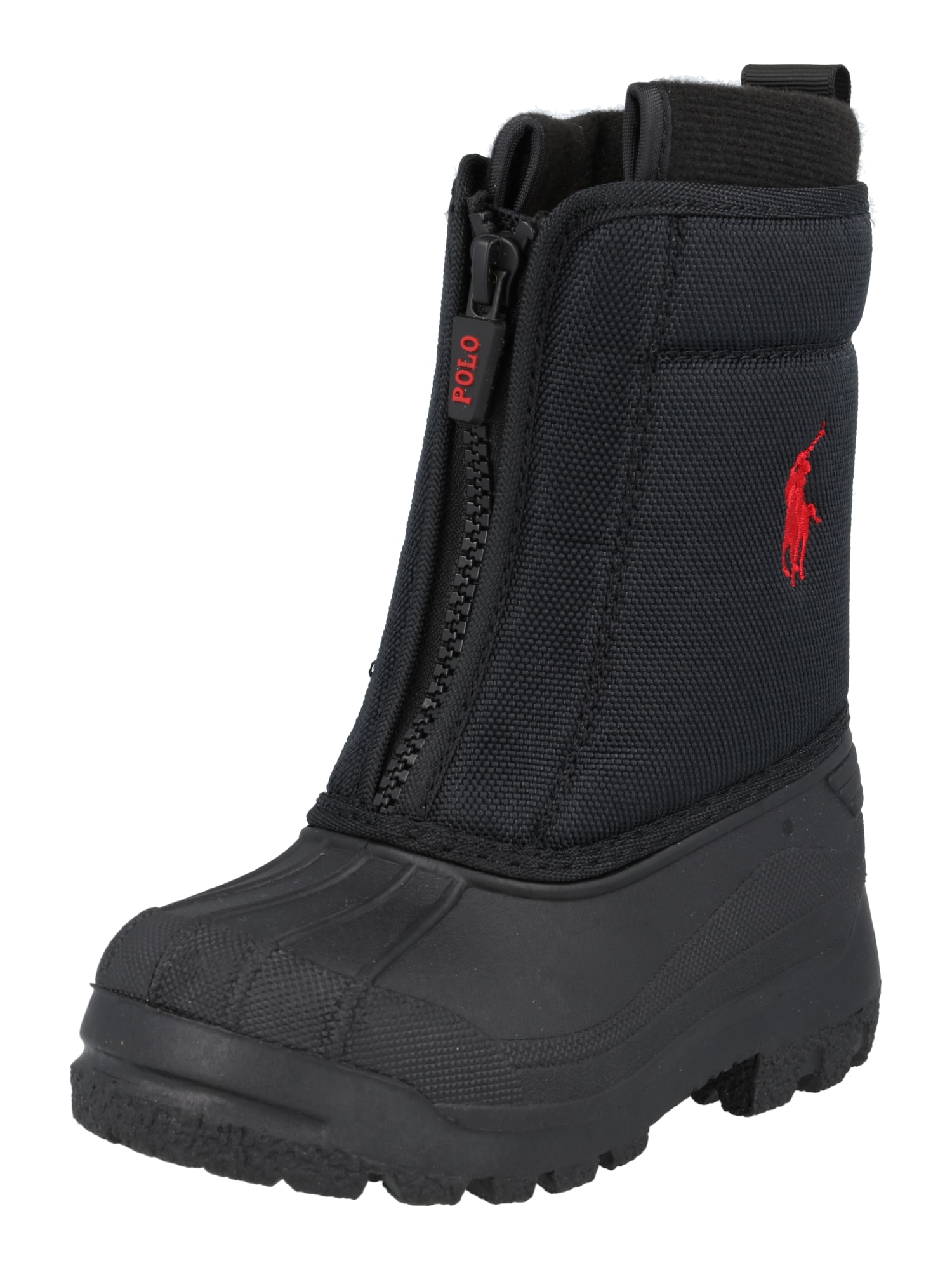 Polo Ralph Lauren Škornji za v sneg 'QUILO'  rdeča / črna