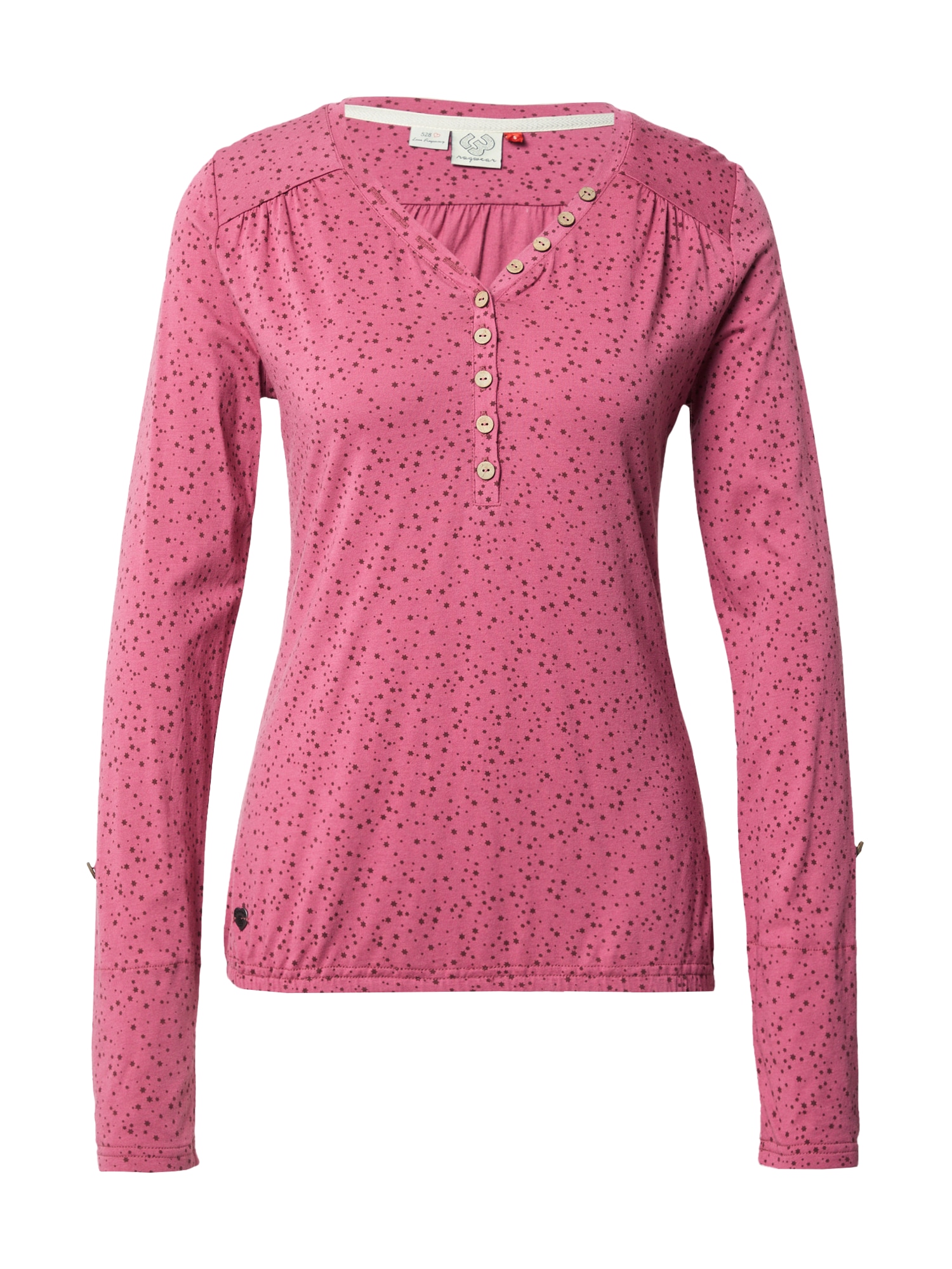 Ragwear Majica  roza / črna