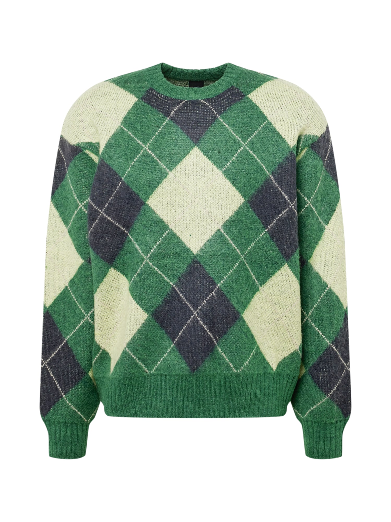 River Island Pulover  nočno modra / zelena / svetlo zelena