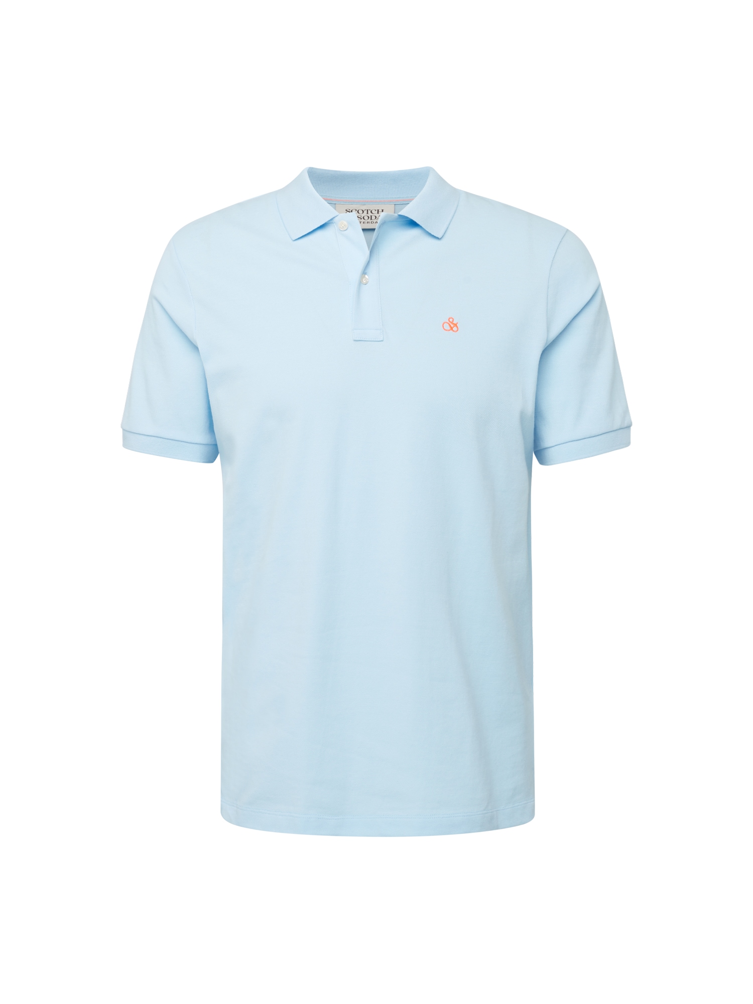 SCOTCH & SODA Majica  svetlo modra / oranžna