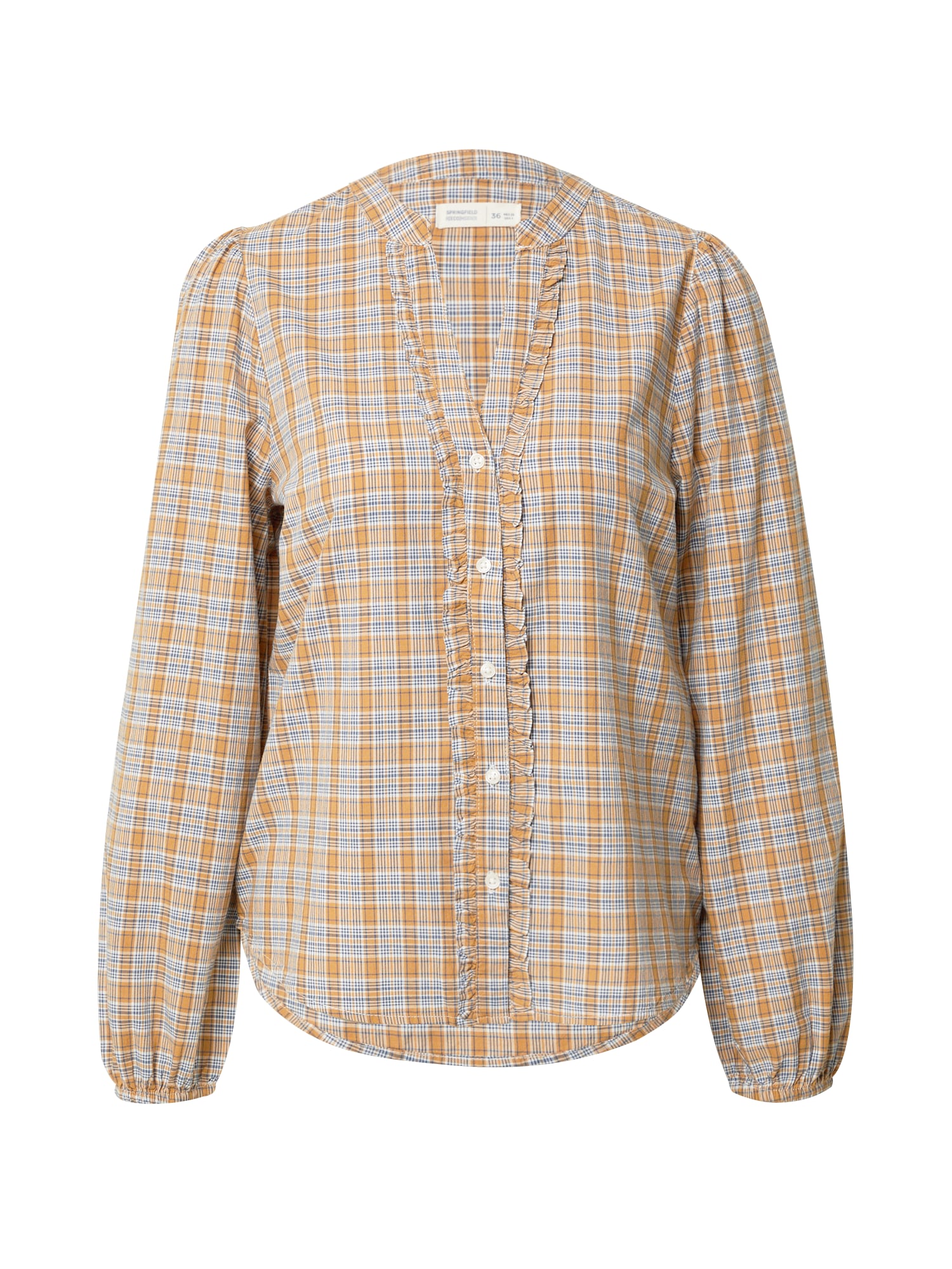 Springfield Bluza 'PECHERA'  temno modra / zlato-rumena / lila / bela