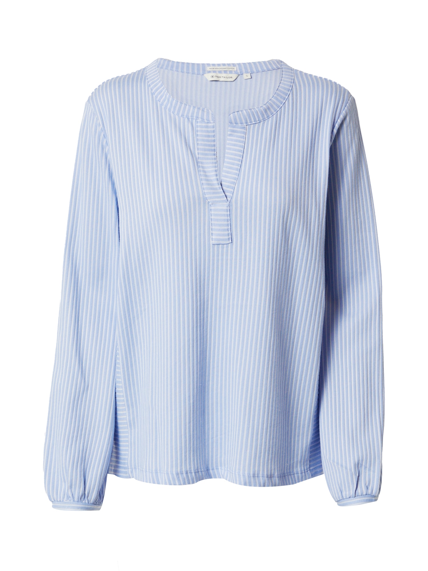 TOM TAILOR Bluza  svetlo modra / bela