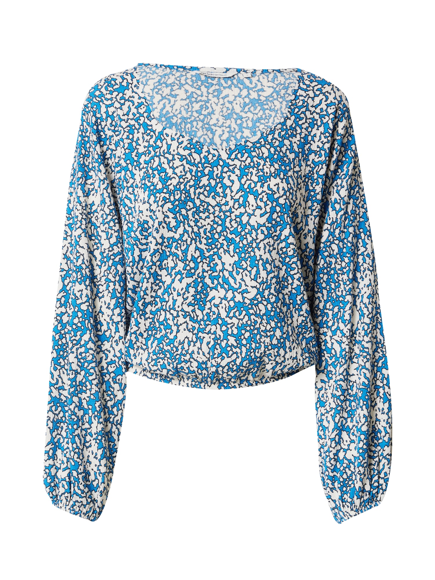 TOM TAILOR DENIM Bluza  kremna / modra / črna