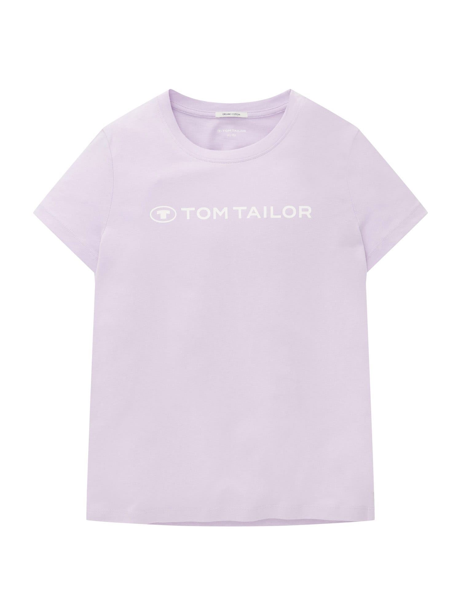 TOM TAILOR Majica  pastelno lila / bela
