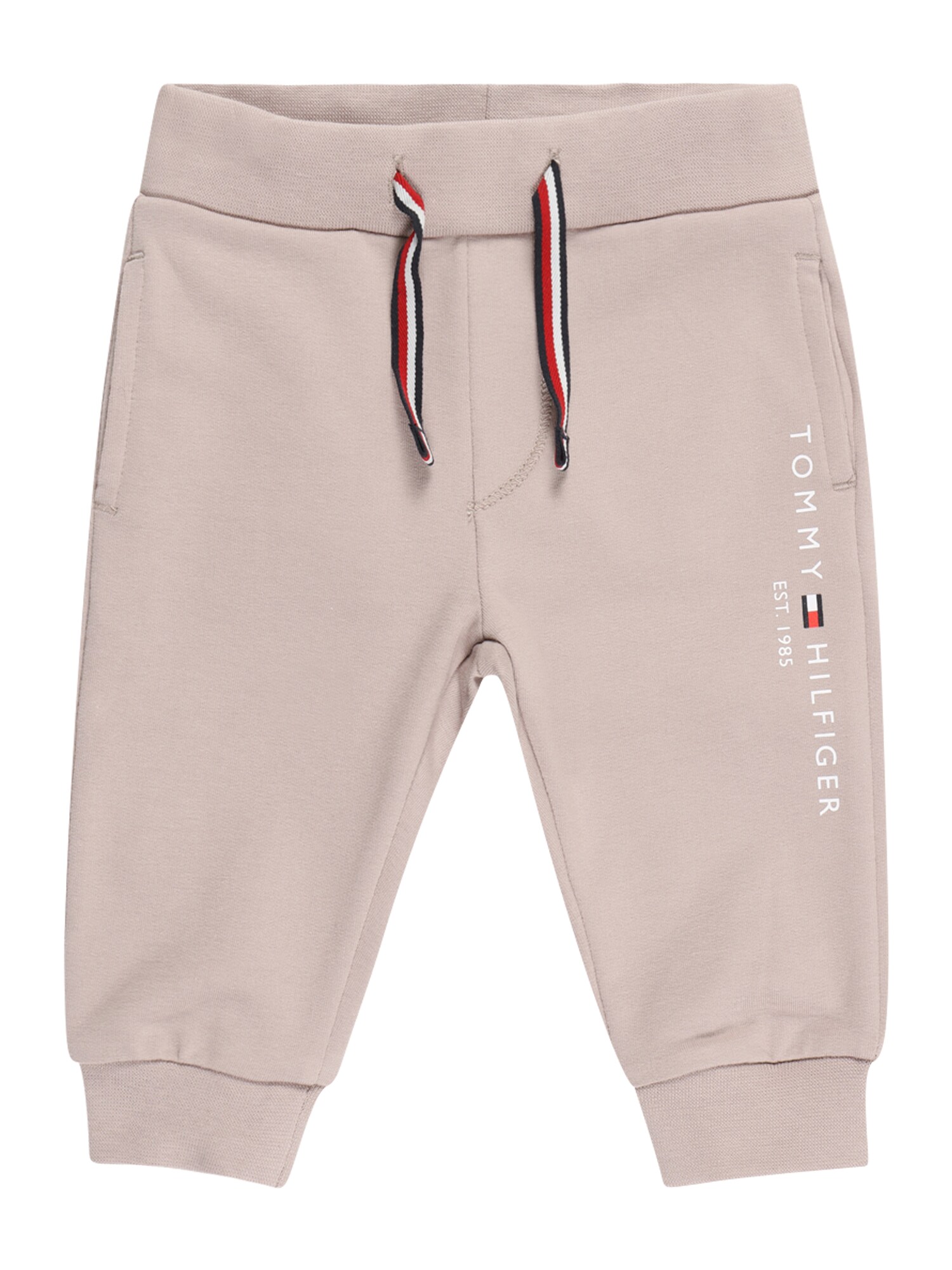 TOMMY HILFIGER Hlače  mornarska / greige / rdeča