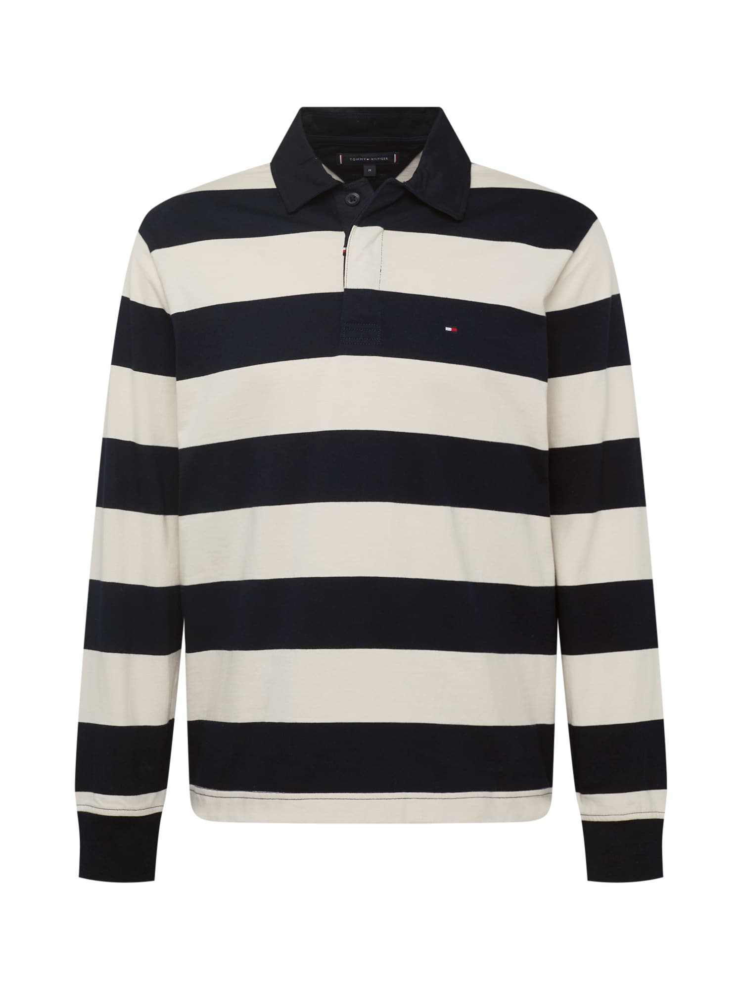 TOMMY HILFIGER Majica  bež / mornarska / rdeča / bela